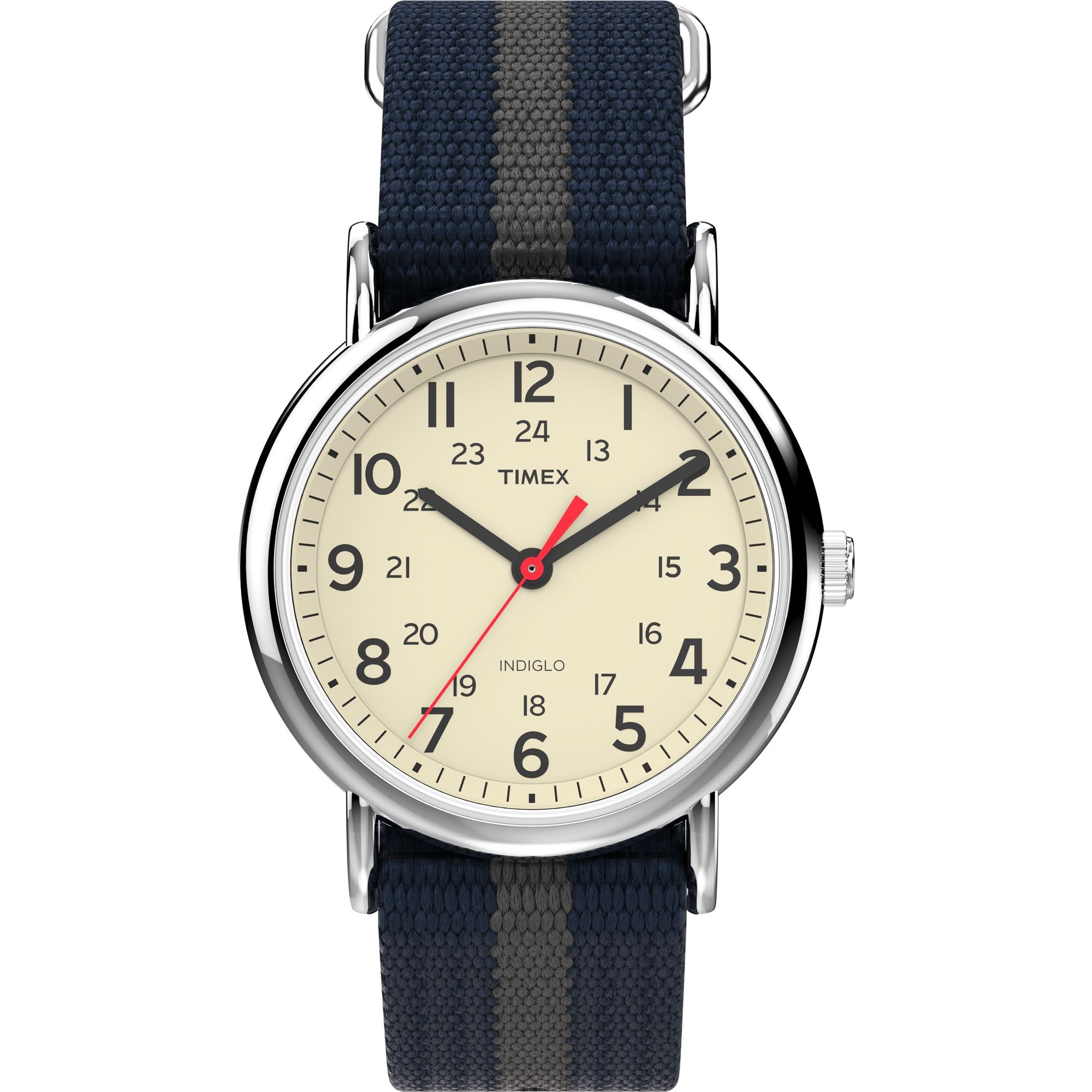 Timex Weekender 38mm Unisex Analog Watch | INDIGLO Backlight | Adjusta - View 3