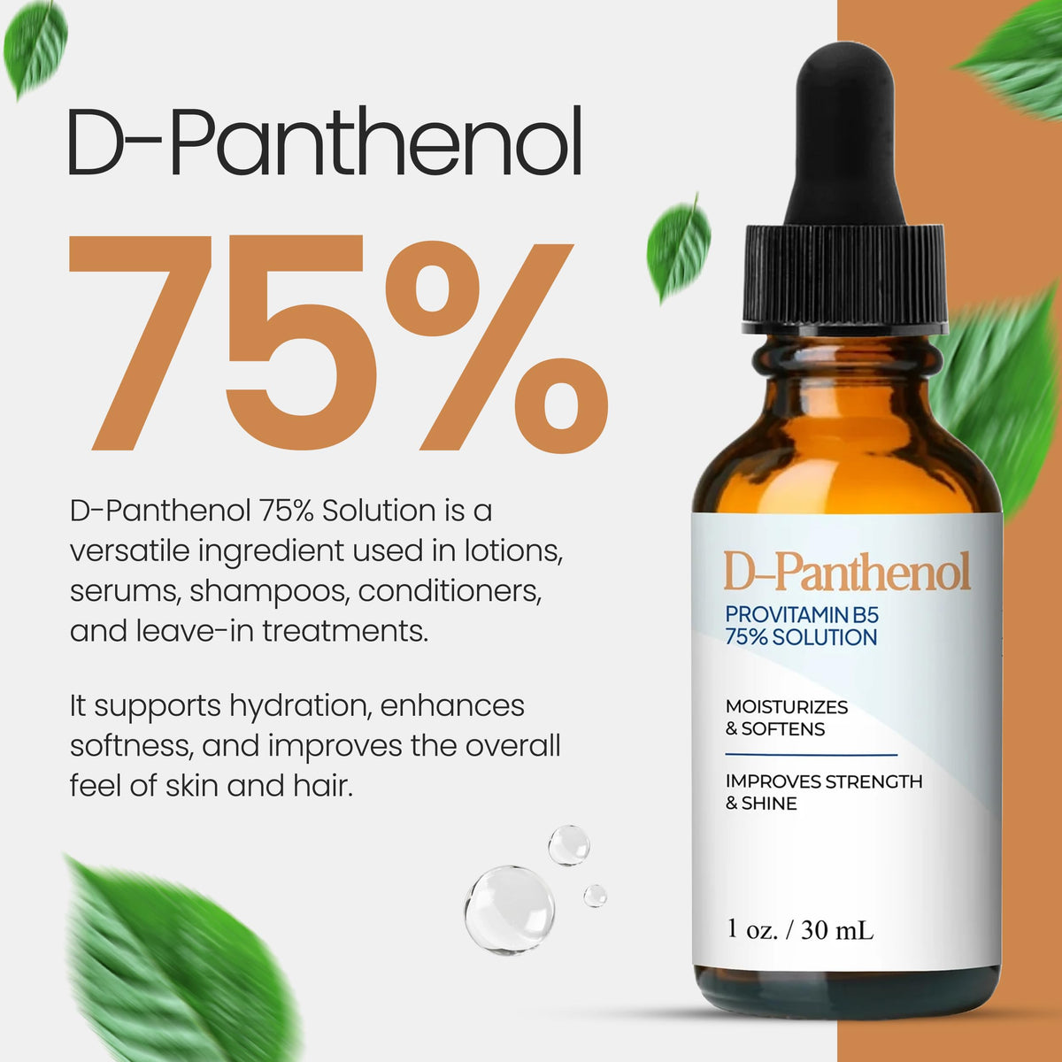 D Panthenol Liquid 75 Provitamin B5 Solution Provitamin B5 - Talsen Chemicals Official Product Imagery - 5