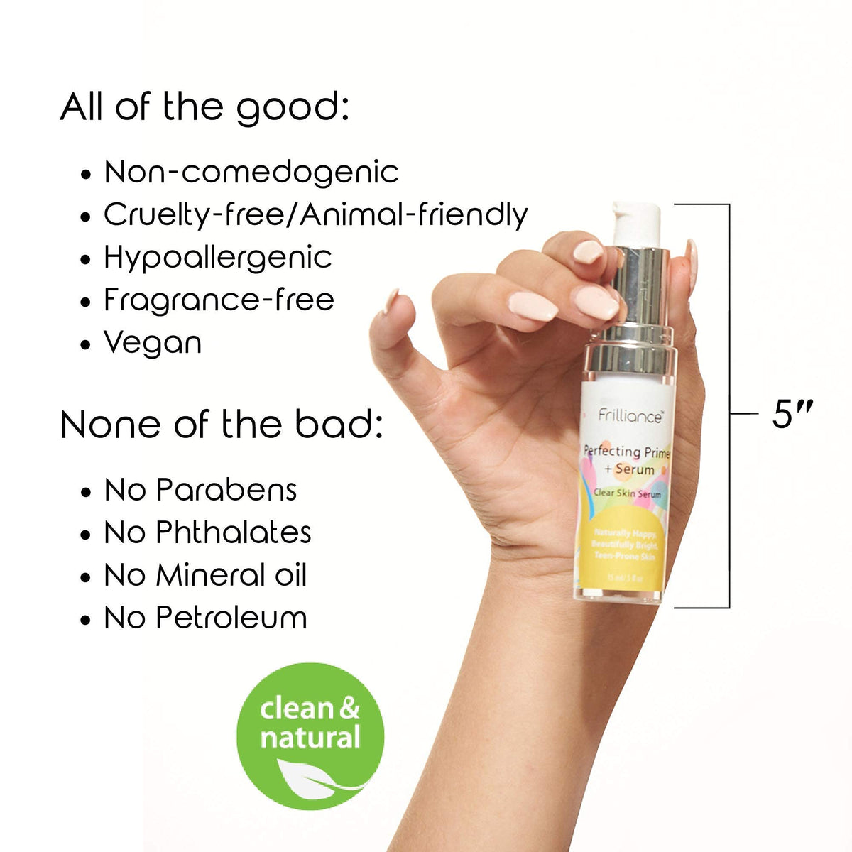 Clear Skin Kit Perfecting Primer Serum Facial Mist for Acne - Frilliance Official Imagery - 3