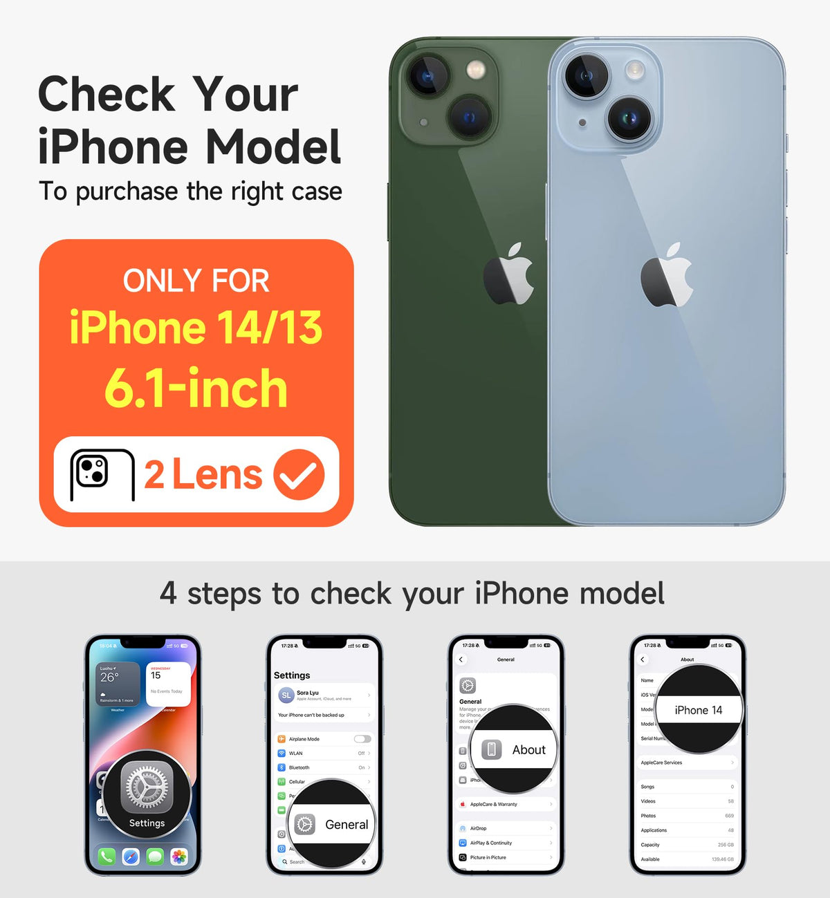 SURITCH for iPhone 13 14 Case with Magnetic Camera Slide - SURITCH Official Imagery - 3
