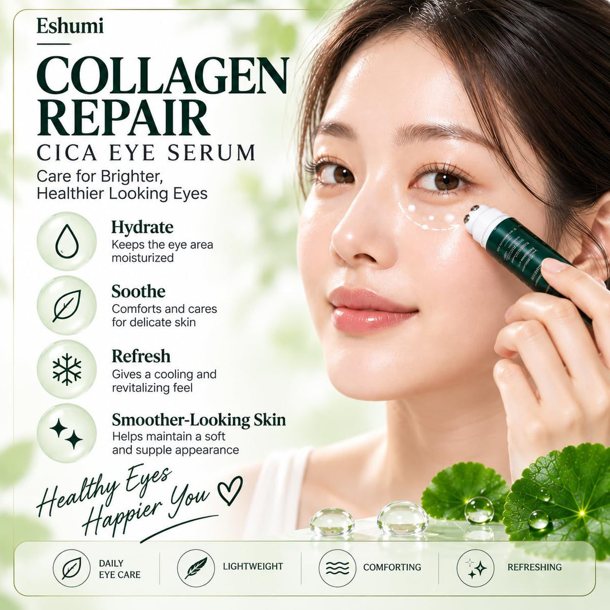 Collagen Repair Rolling Cica Eye Serum - ESHUMİ Official Imagery - 8
