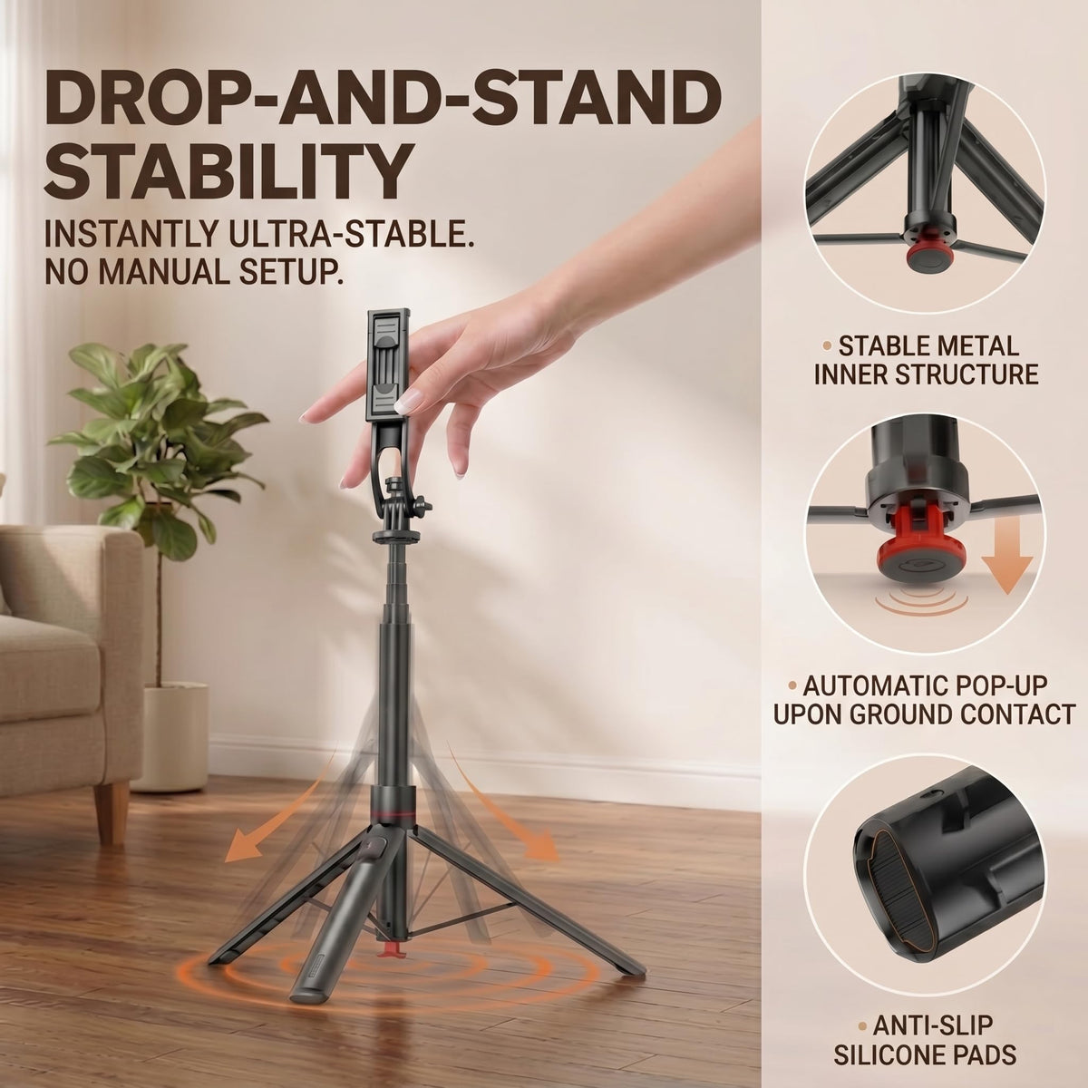 Ring Light with Stand and Wireless Microphone 10 Magnetic - Flurova Official Imagery - 3