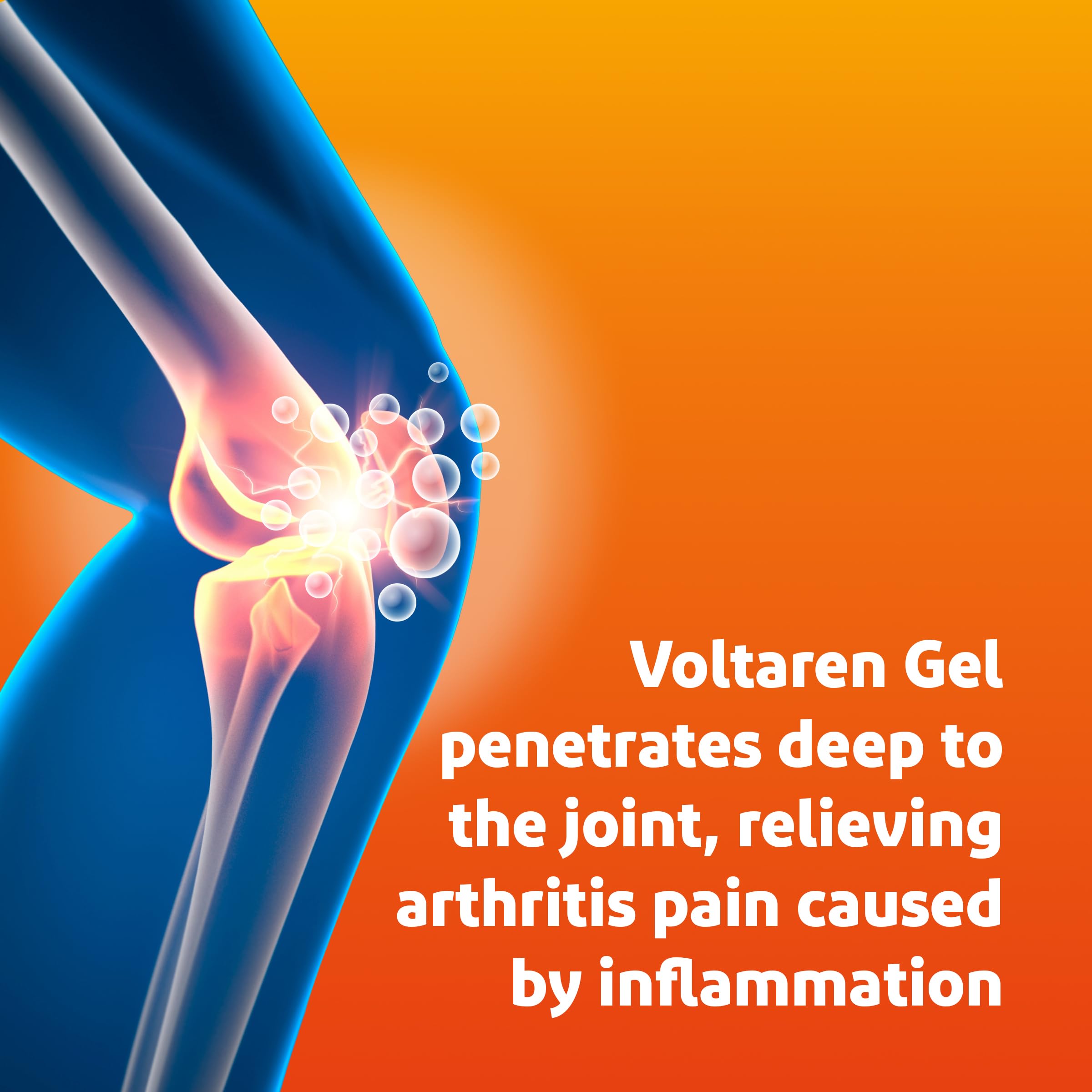 Voltaren Arthritis Pain Gel, One 100 g Tube and one 20 g Travel Size Tube