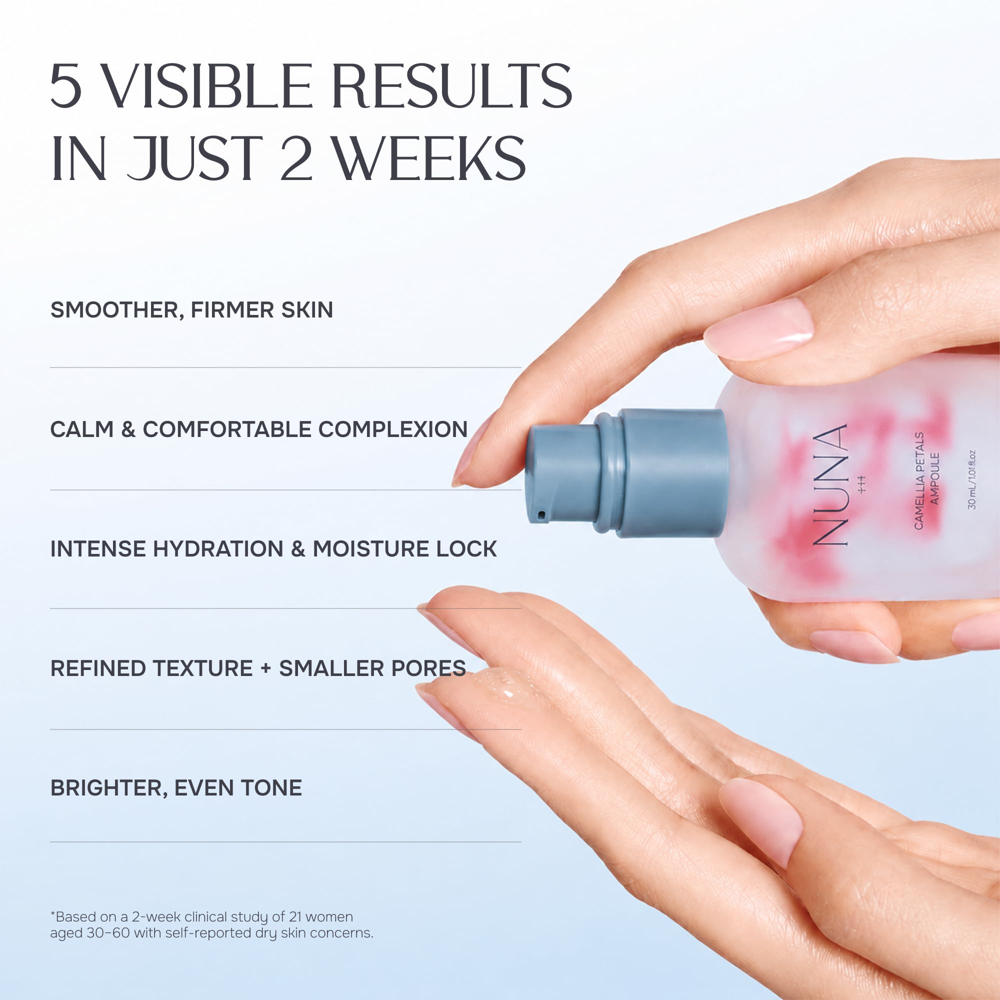 NUNA Camellia Petals Ampoule Peptides Face Serum - NUNA Official Imagery - 6
