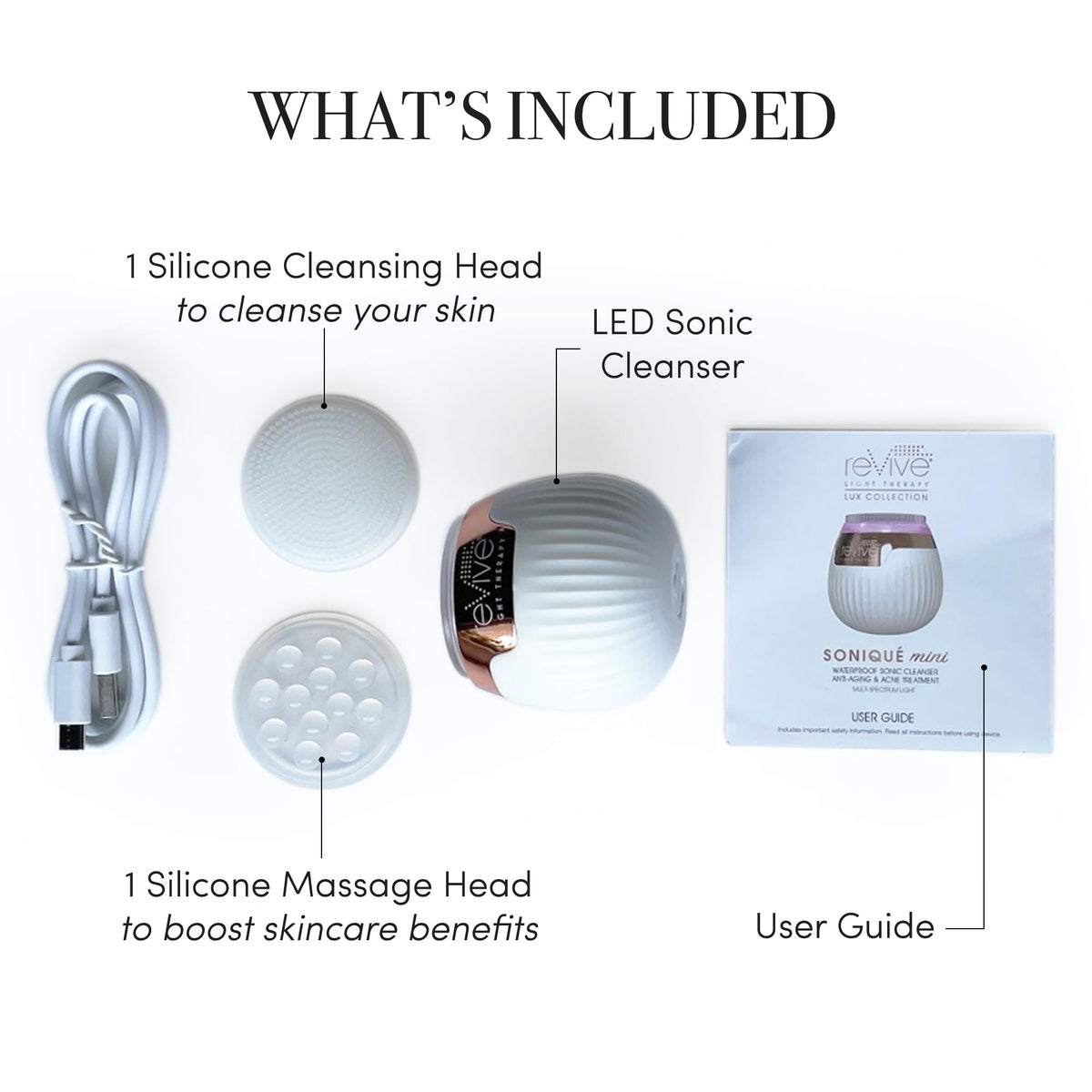 reVive Light Therapy Lux Collection Soniqu Mini Rechargeable - reVive Light Therapy Official Imagery - 6