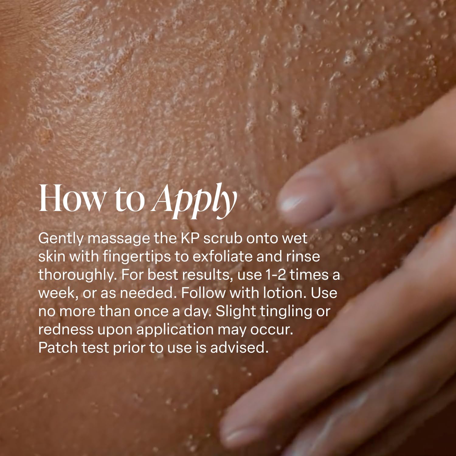 Saltair KP Body Scrub - 10% Glycolic Acid Bump Eraser Exfoliator - Saltair Official Product View 4