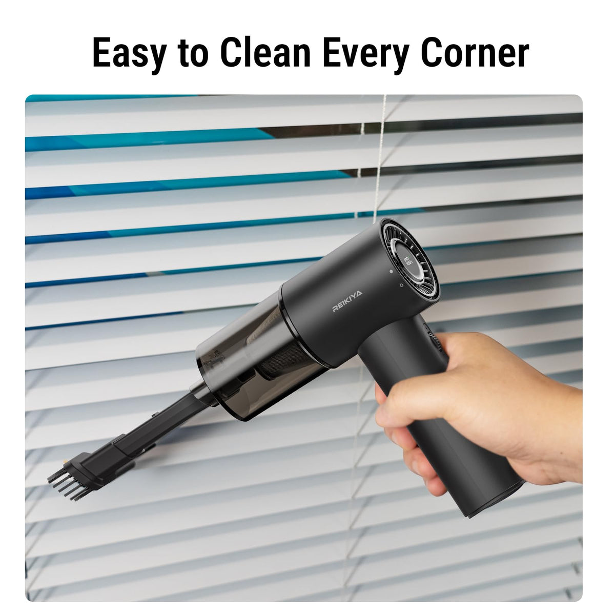 Computer Keyboard Cleaner Portable Vacuum and Compressed Air - REIKIYA Official Imagery - 8