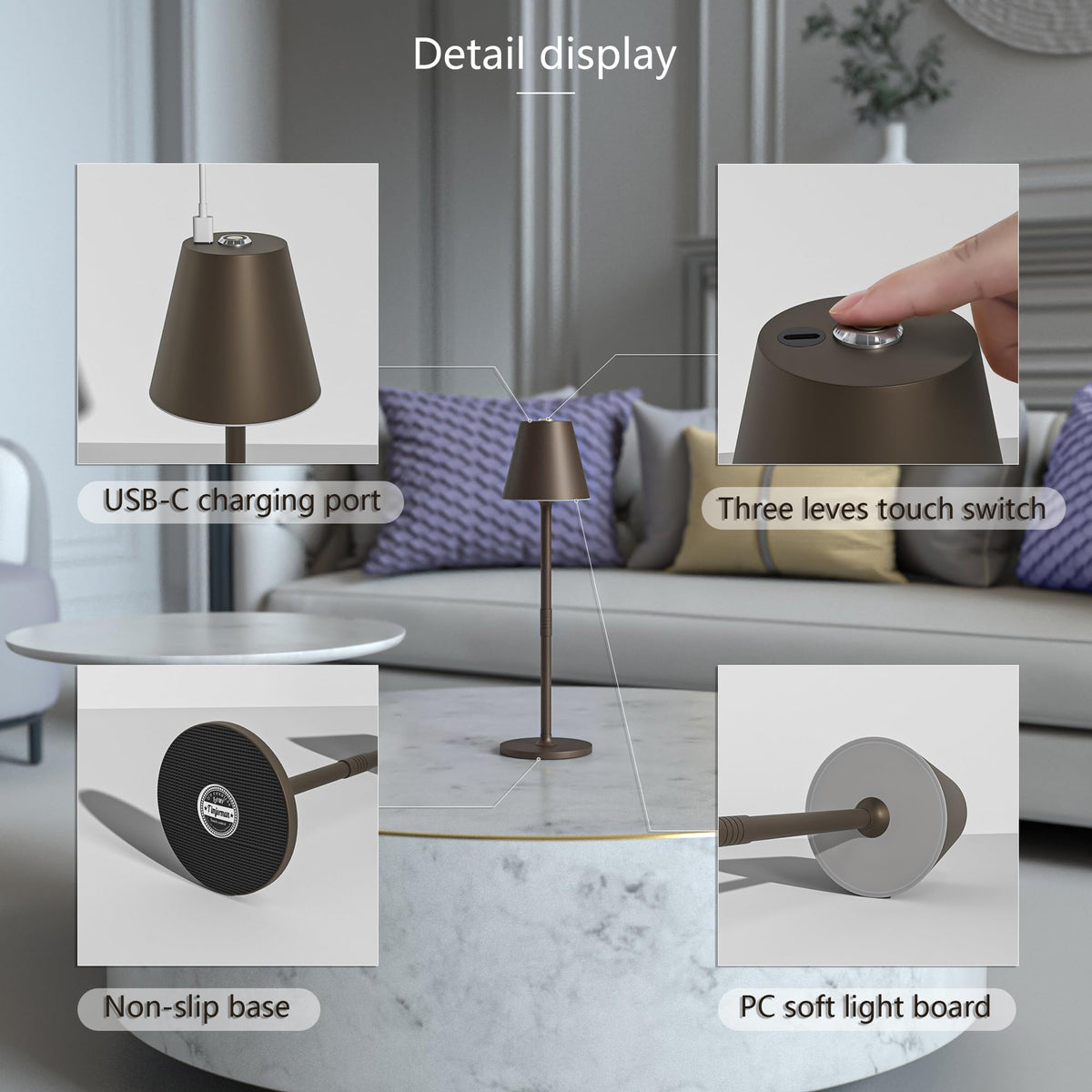 Timjorman 2 Pack Cordless Table Lamps - Timjorman Official Imagery - 8