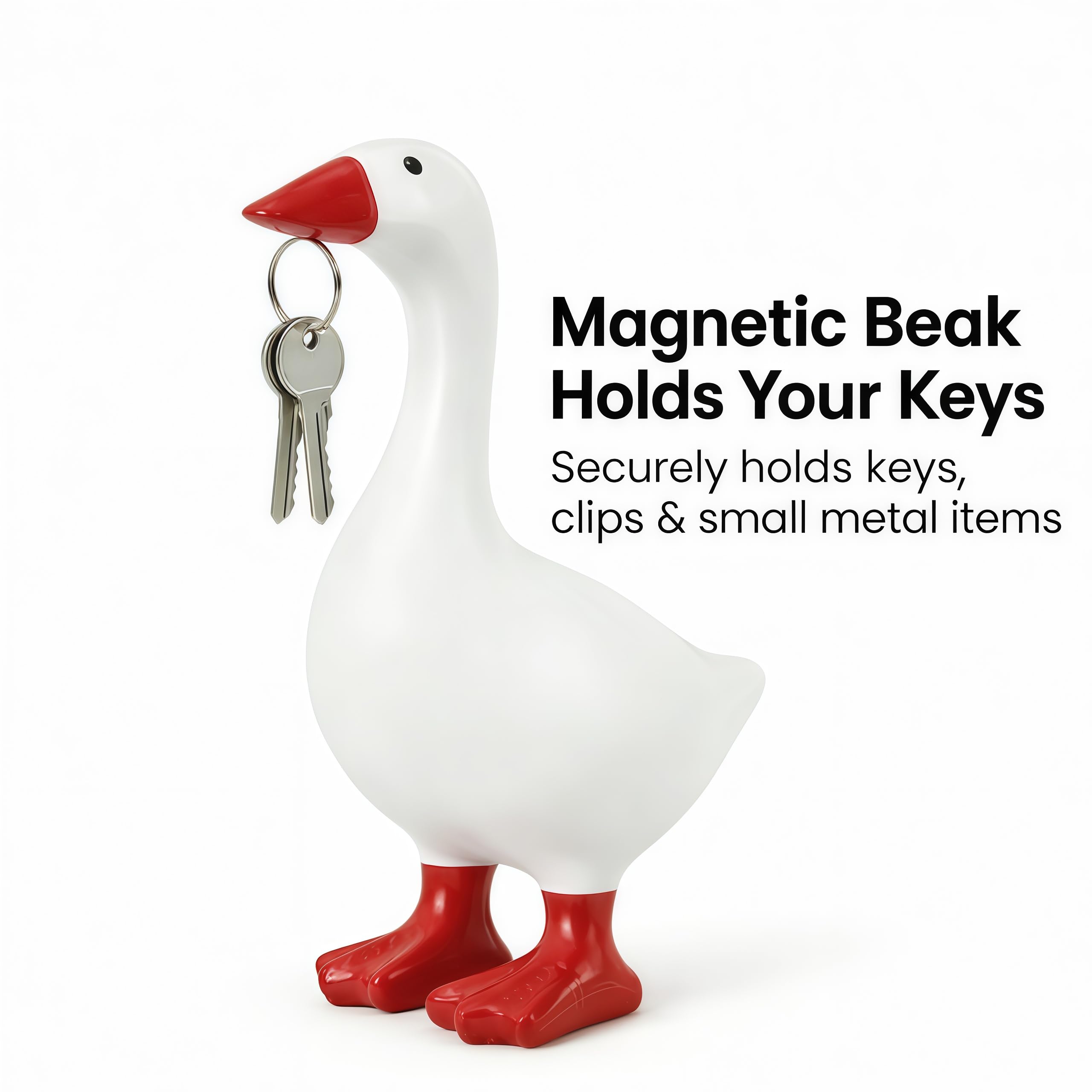 Desk Goose 7 Inch Mini Desktop Goose Statue Office Desk Decor - Generic Official Product View 6