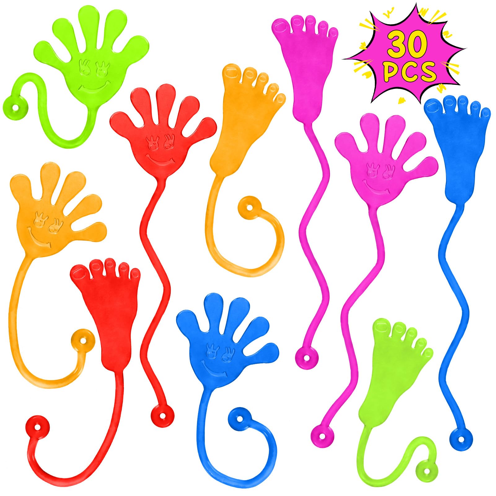 Sticky Hands Bulk 30 PCS Party Favors for Kids 4-8,8-12 Year - Product Imagery