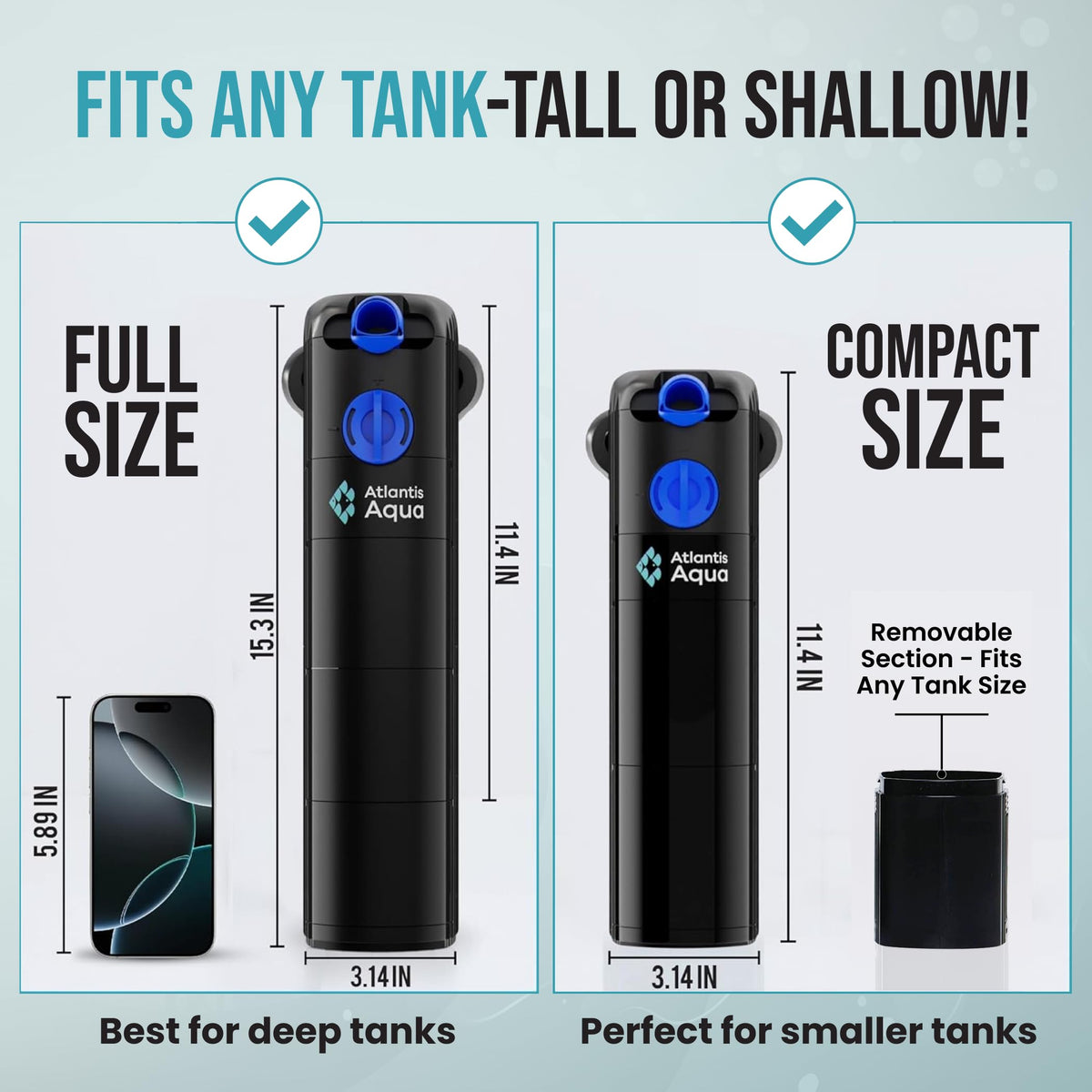 55 Gallon Fish Tank Filter to 100 Gallon Fish Tank Filter - Atlantis Aqua Official Imagery - 5
