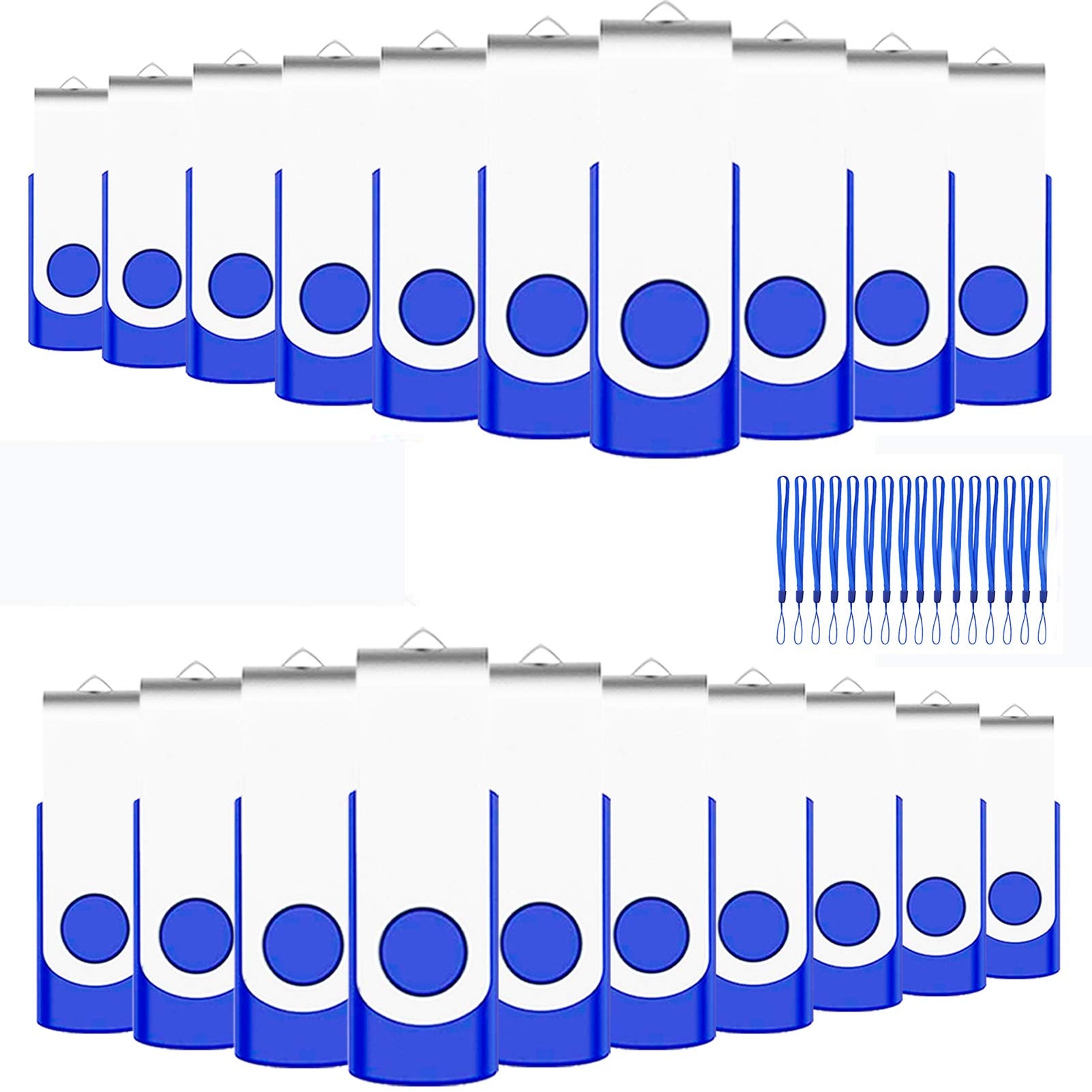 100-Pack of 1GB USB Flash Drive Bulk EASTBULL FAT32 Thumb Drive P - EASTBULL Official Product View 1