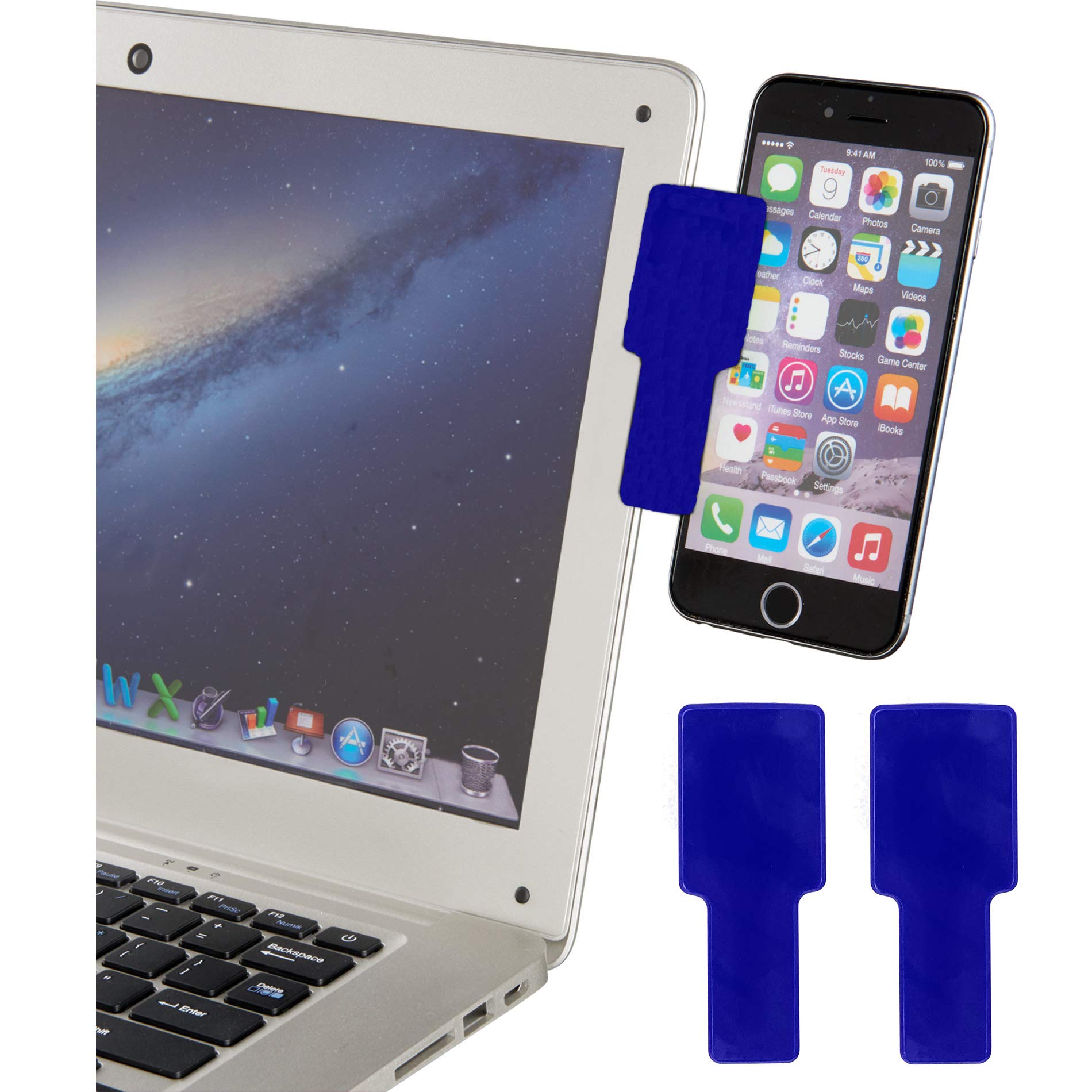 xcivi 2 Pack Screen Side Clip Mount Screen Holders for Laptop and Monitor