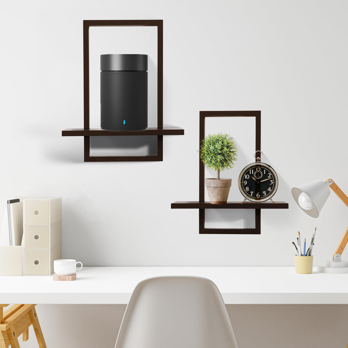 Floating Shelves for Wall Decorative Wall Shelves Plants - PHOENANCEE Official Imagery - 3