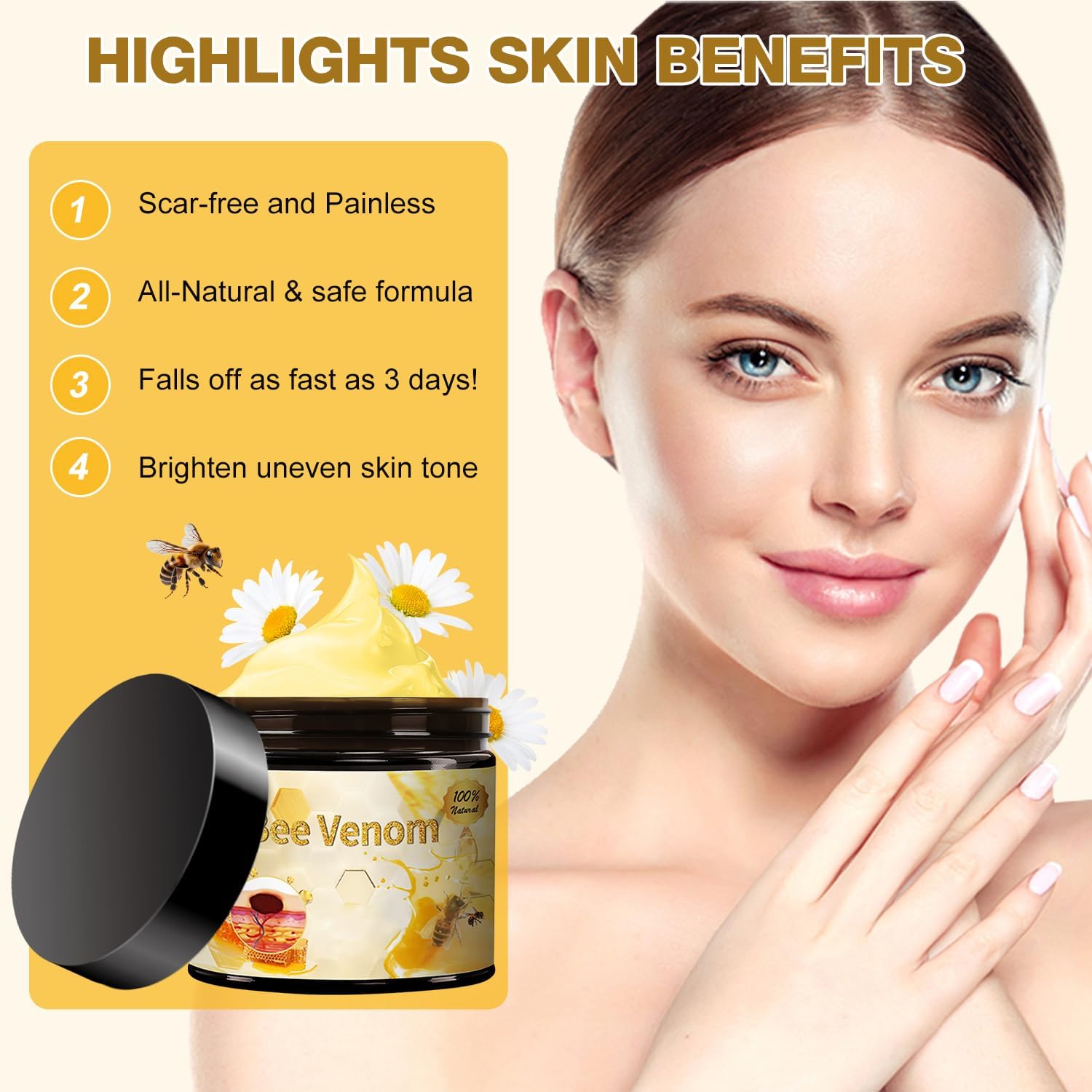 Bee Venom Treatment Cream, 2026 New Professional Bee Venom Repair Cream, For All Body Parts(2 Bottles)