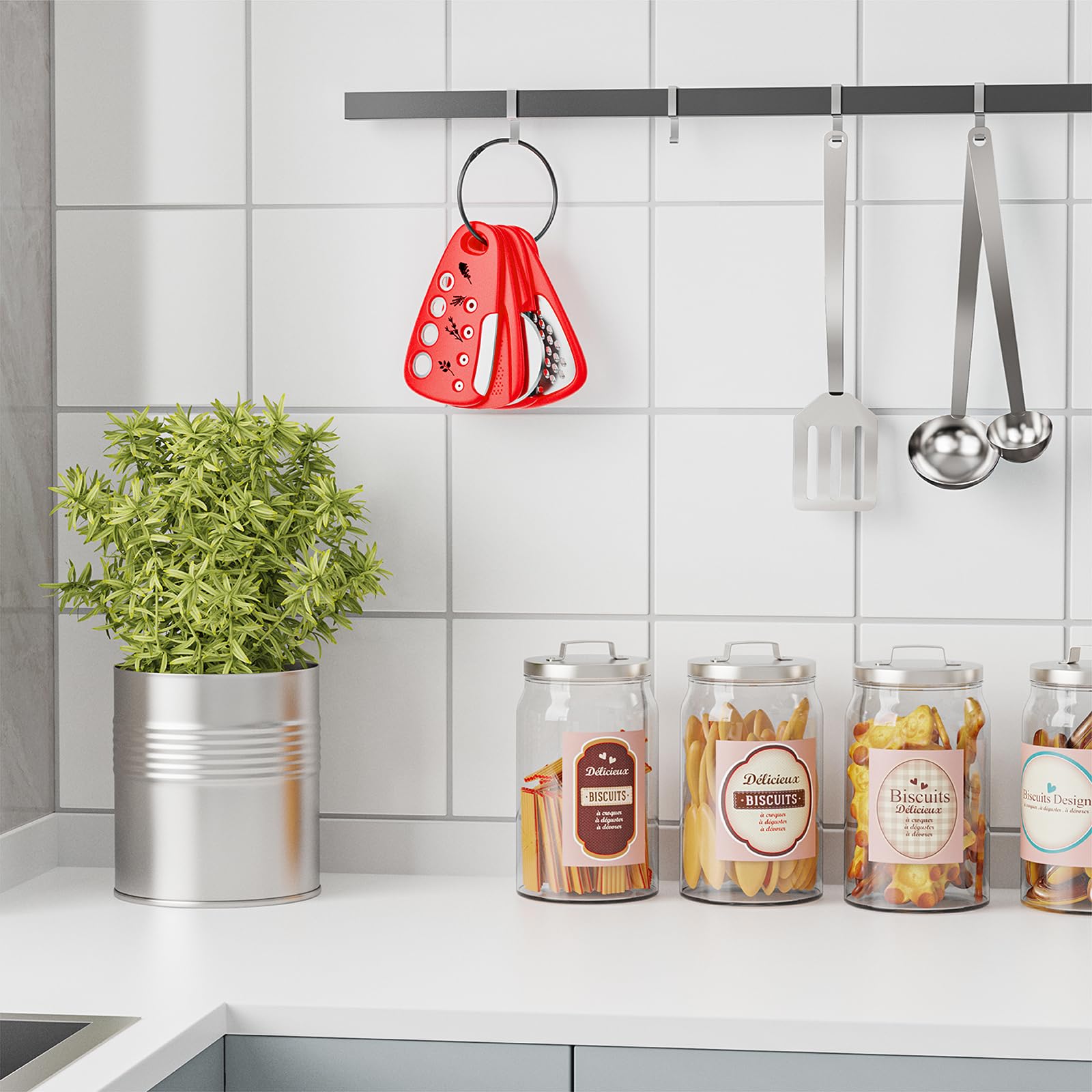 Pisol Kitchen Unique Gadgets Set 6 Pieces, Space Saving, Cheese Grater - View 8