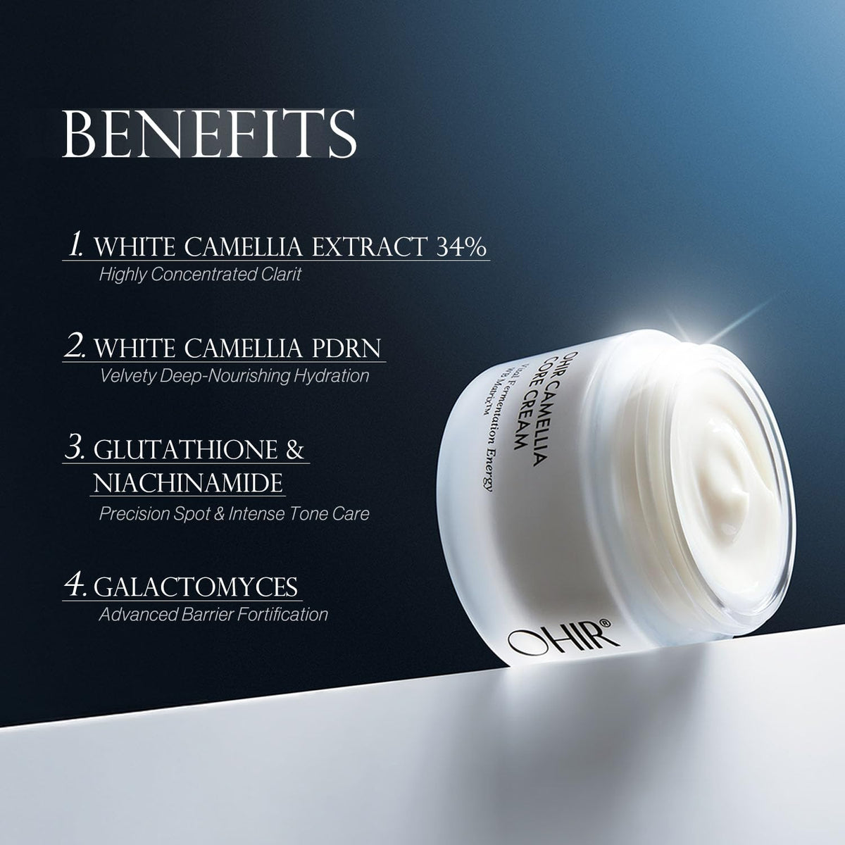 WHITE CAMELLIA Glutathione Core Face Cream 50ml 1 69 fl oz - OHIR Official Imagery - 8