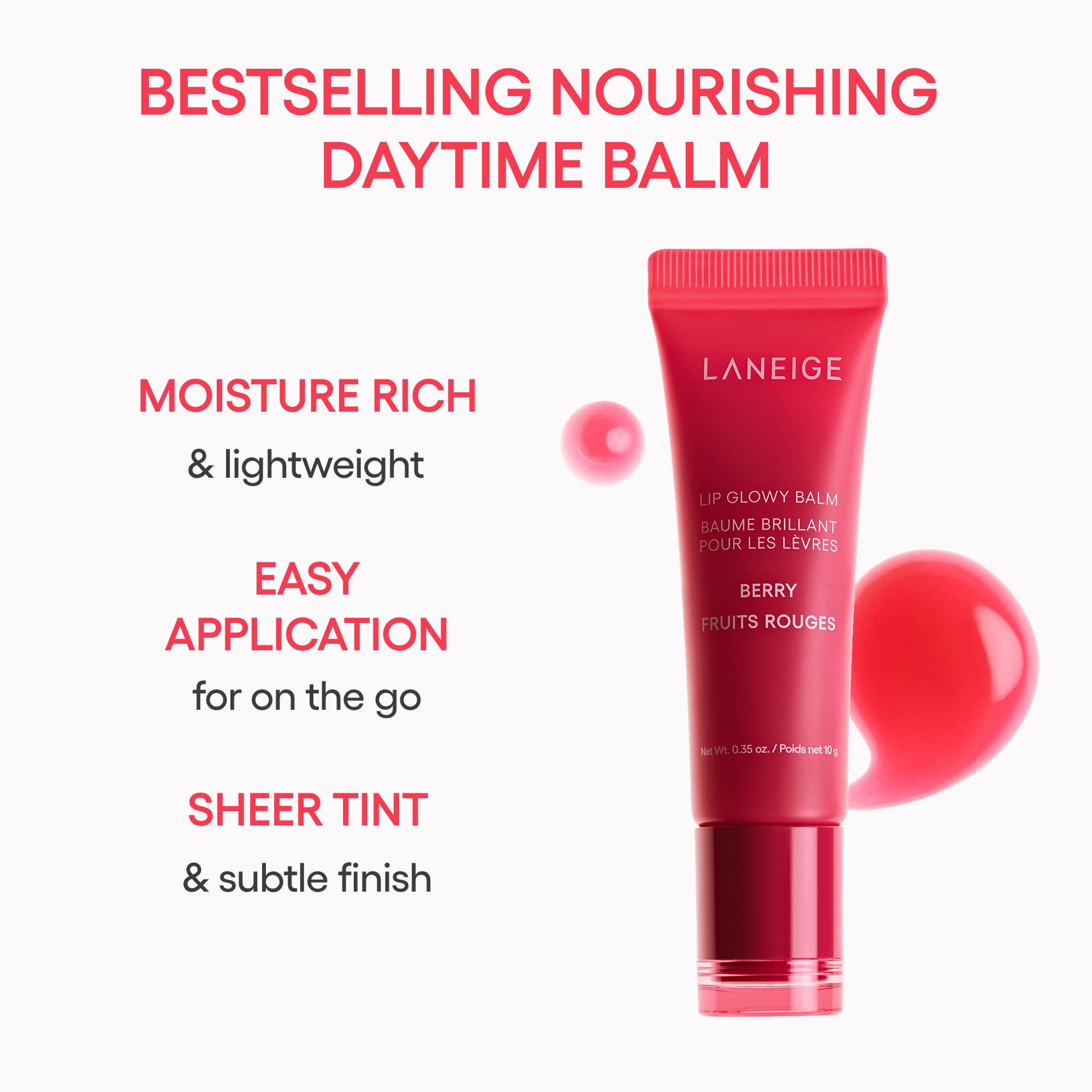 Elefair Tech LANEIGE Lip Glowy Balm - Sheer Tinted Lip Moisturizer with Shea - Elefair Tech Official Product View 4
