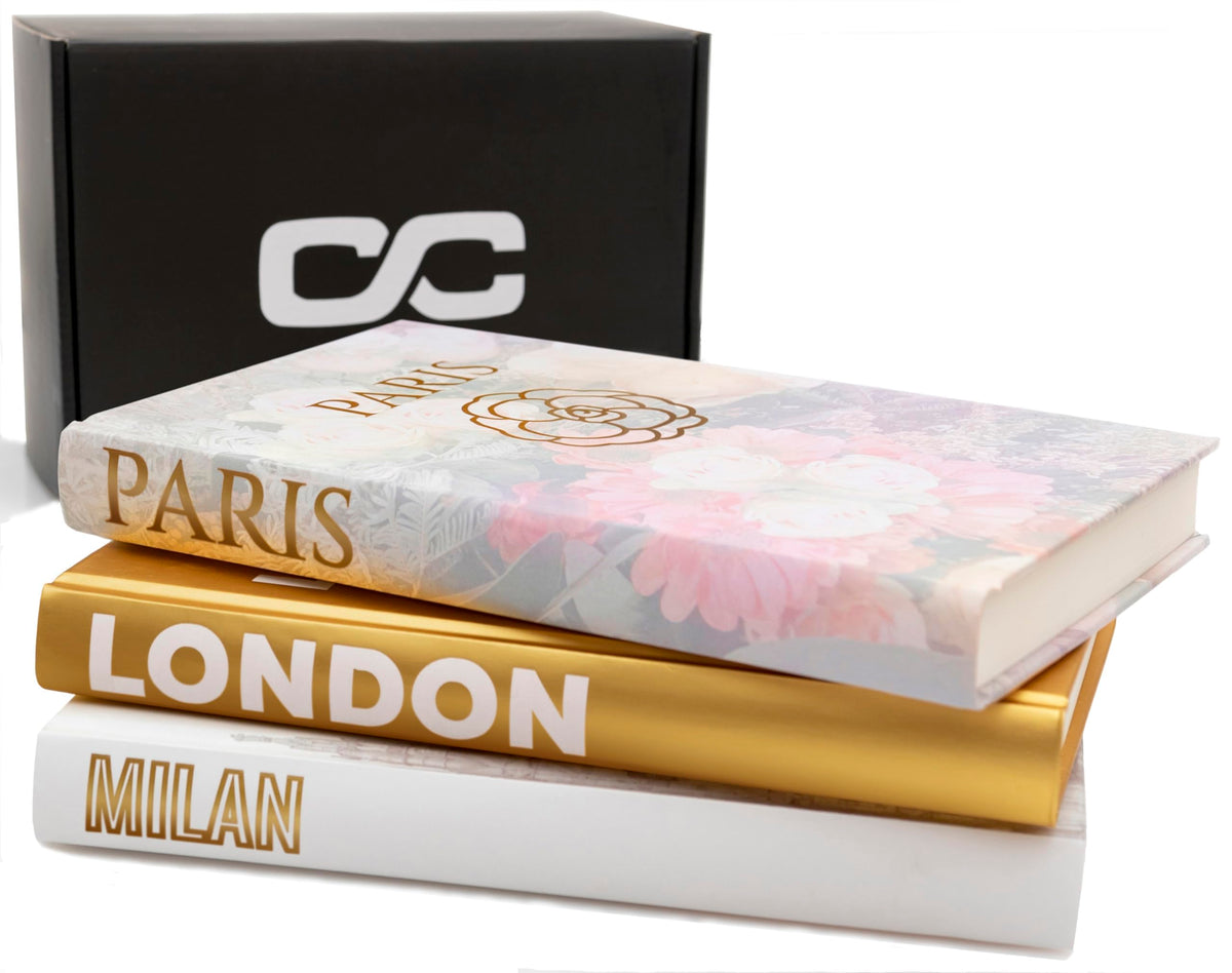 Gold Decorative Books for Home Decor - CARA & COLORS Official Imagery - 8