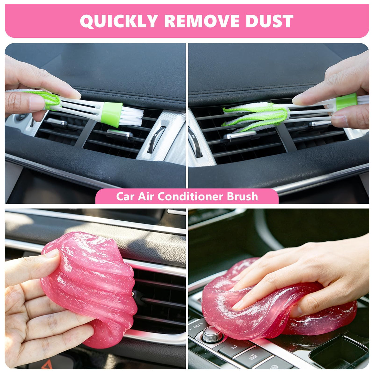 Windshield Cleaning Tool 13PCS Car Detailing Kit Interior - YJUSMAK Official Imagery - 6