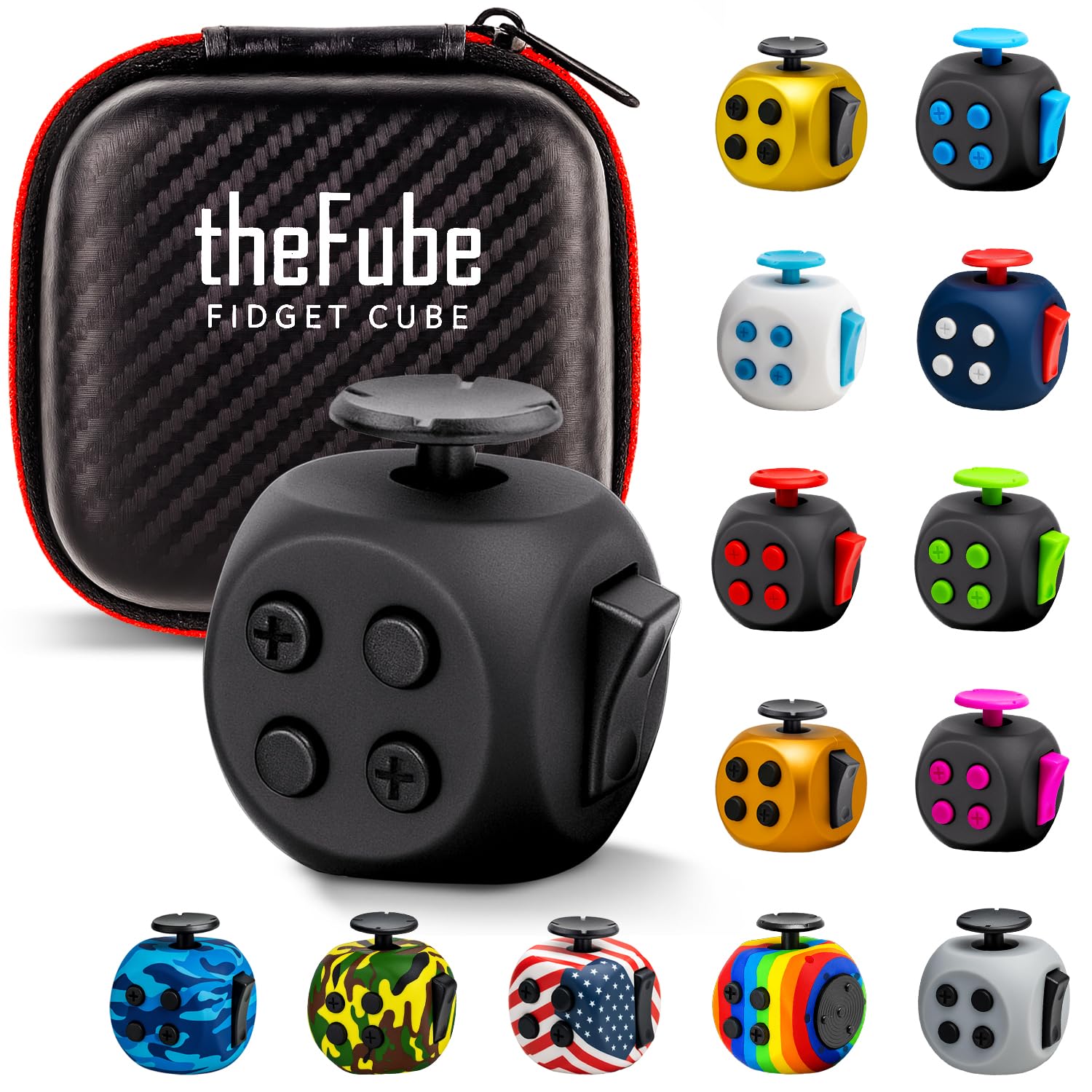 PILPOC theFube Fidget Cube, Stress Relief Infinity Cube for - Product Imagery