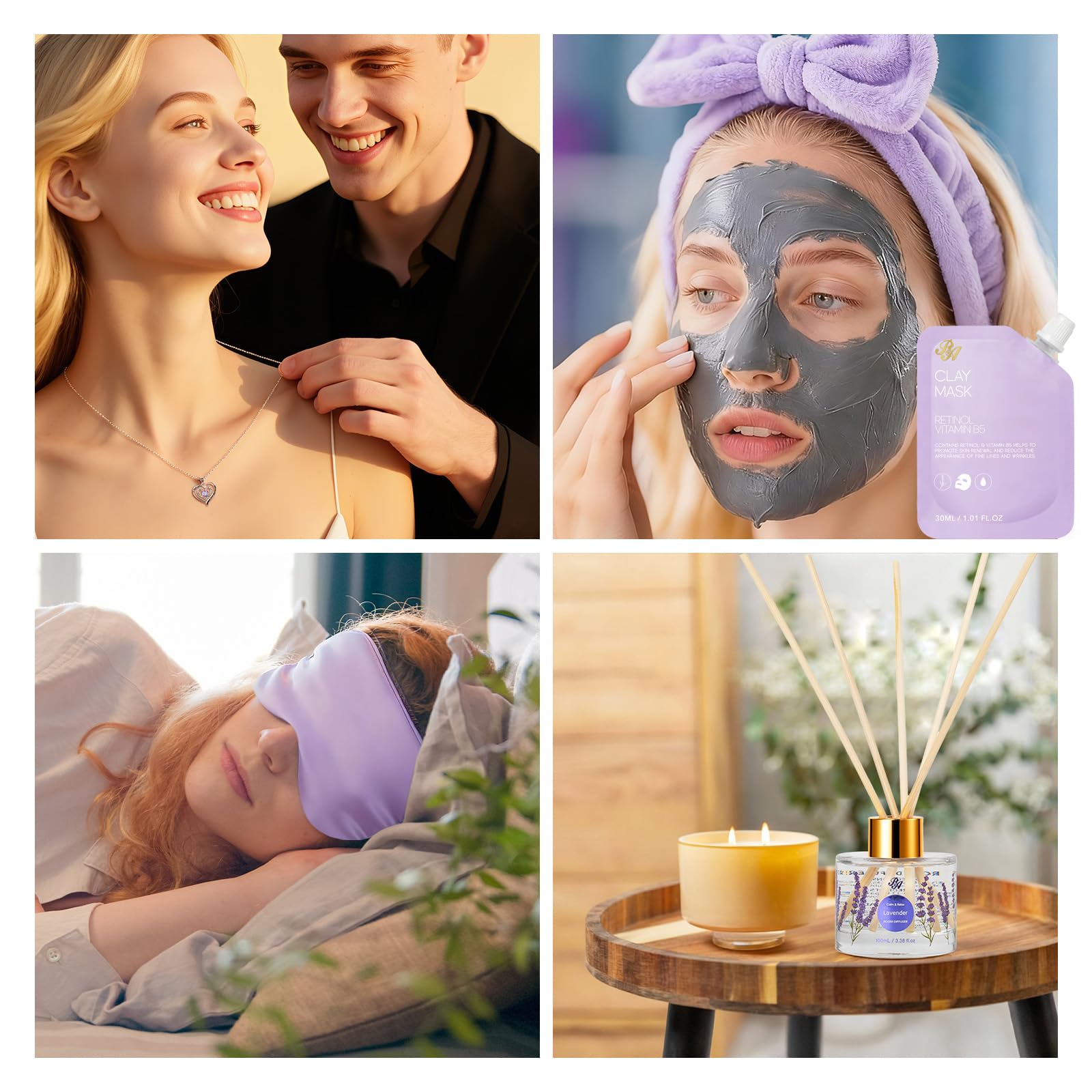 35 Pcs Gifts for Women, Lavender Bath &amp; Body Gift - RA ROSA ACCA