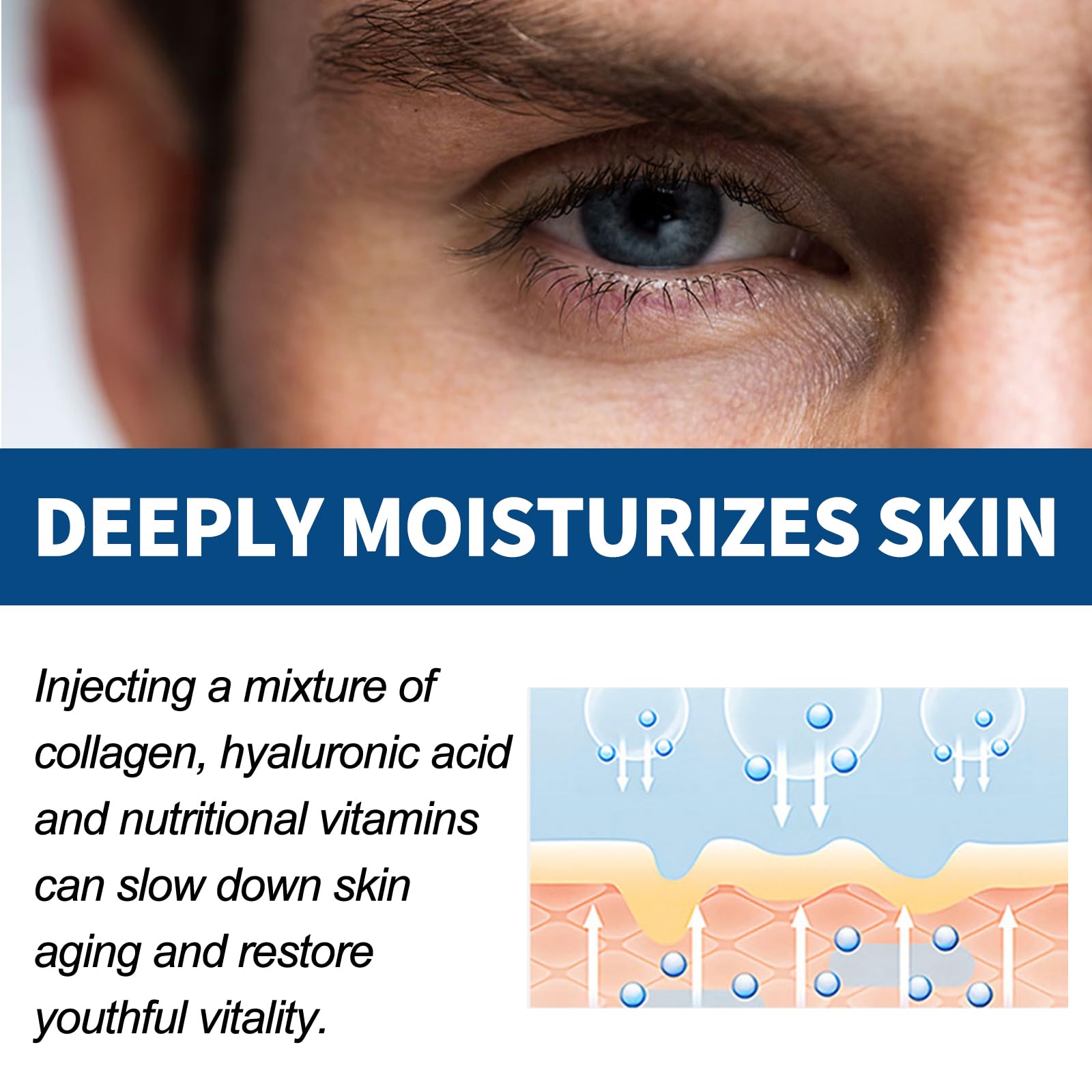AMALIA Collagen Cream for Men Anti Aging Face Moisturizer - AMALIA Official Imagery - 6