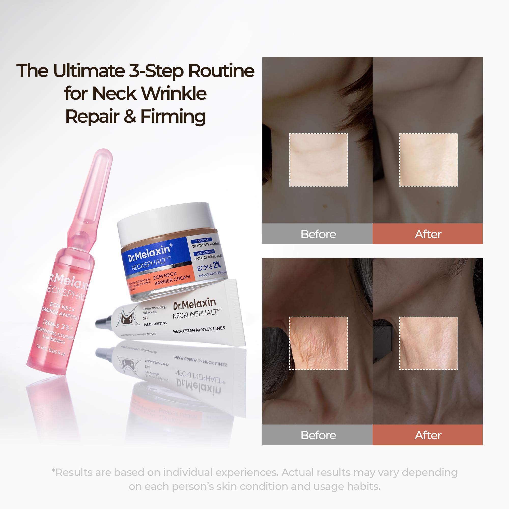Dr.Melaxin Dr.Mealxin Perfect Neck Wrinkle Care Set Necksphalt - Dr.Melaxin Official Product View 3