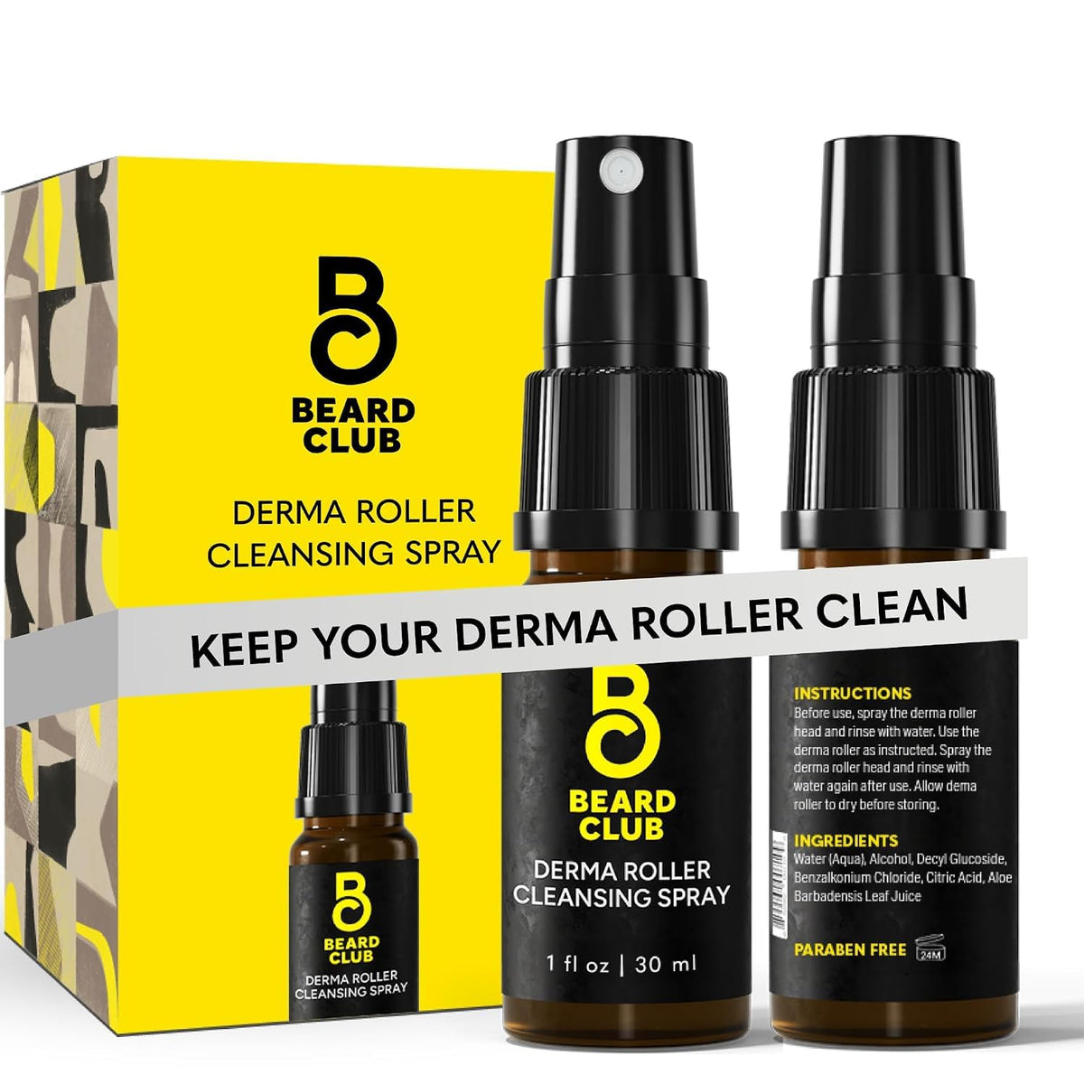 The Beard Club Beard Growth Oil and Biotin Balm Bundle - The Beard Club Official Imagery - 4