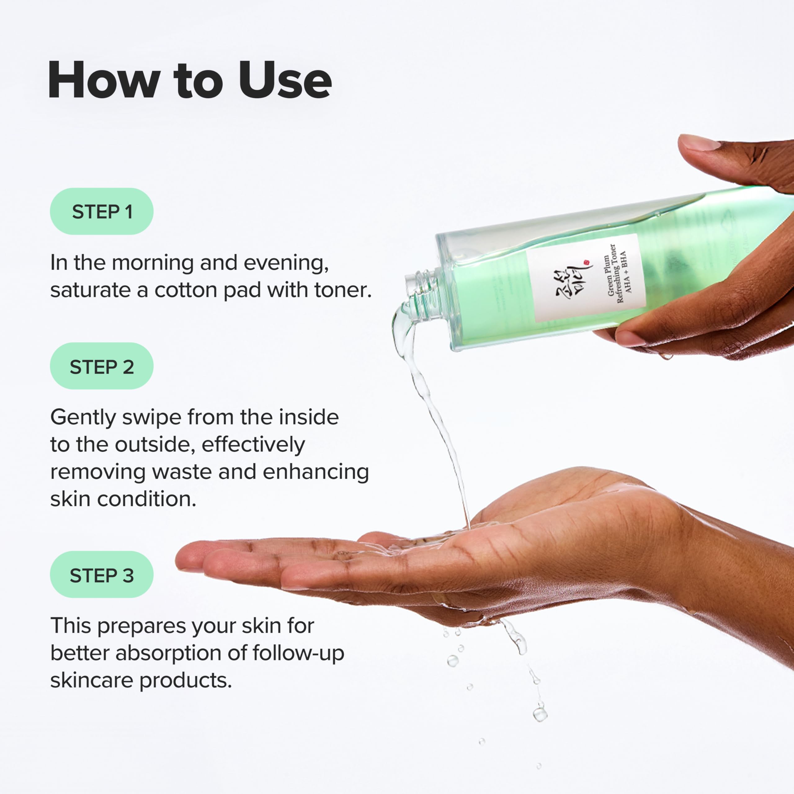 Beauty of Joseon Green Plum AHA BHA Toner Refreshing Facial Essence Moisturizer - Beauty of Joseon Official Product View 8