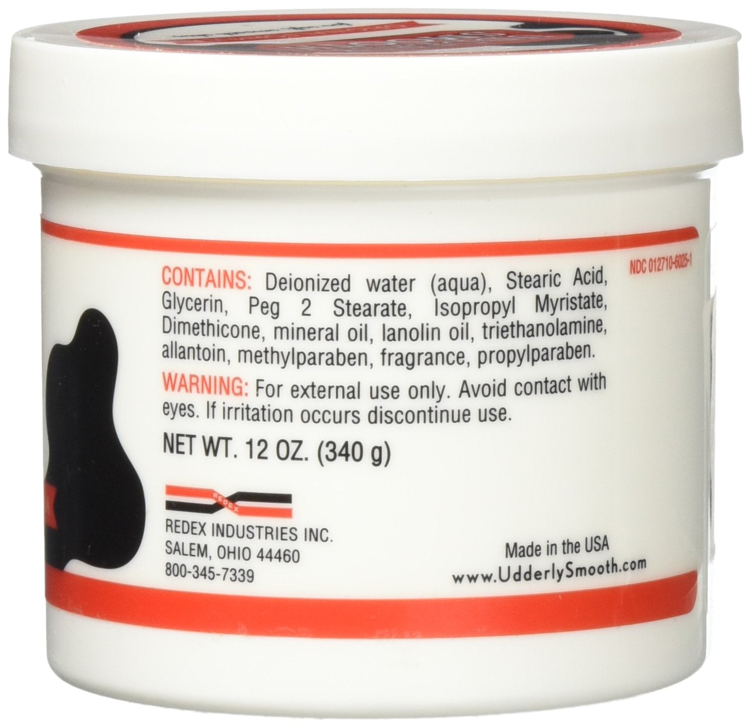 Udderly Smooth Body Cream moisturizer pack of six jars, featuring creamy texture and UDDERLY SMOOTH branding for soft skin.
