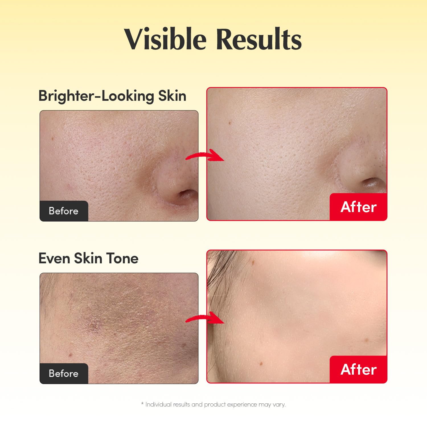 EQQUALBERRY Vitamin C Dark Spots & Brightening Duo | Vitamin Illuminating Serum & Cream with Niacinamide, TXA & Ceramides | Korean Skincare Set for Even Tone & Glow - EQQUALBERRY Official Product View 6