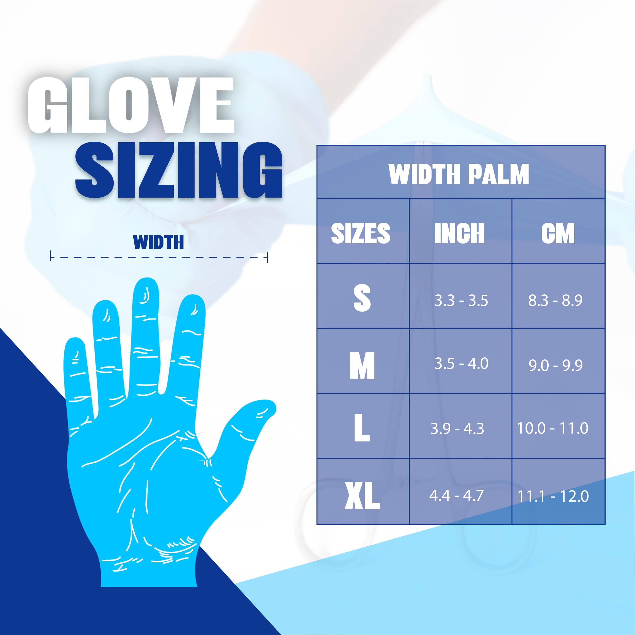 London Labs Synthetic Vinyl Exam Gloves Powder-Free, Latex-Free, - London Labs Official Product View 5