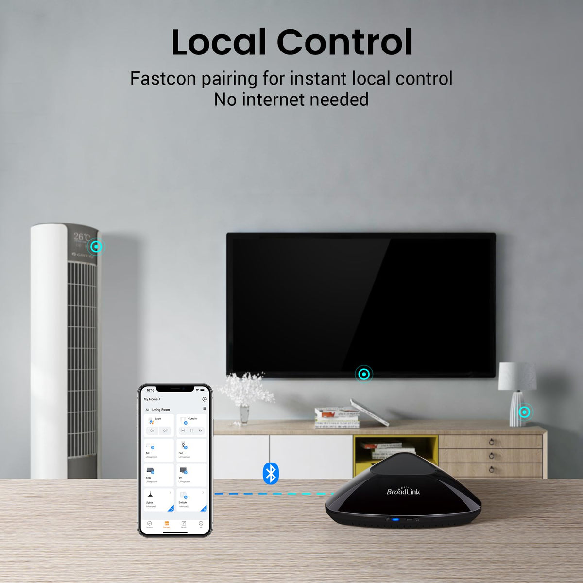 Broadlink RM Max Smart Remote Matter Compatibility IR RF - Broadlink Official Imagery - 5