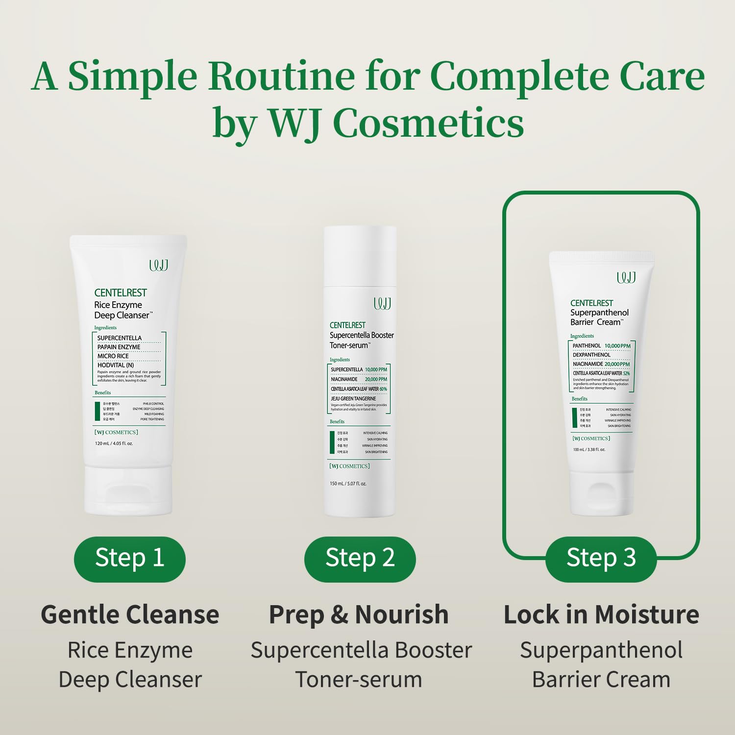 WJ Cosmetics Centelrest Superpanthenol Barrier Cream Deep - WJ Official Imagery - 8