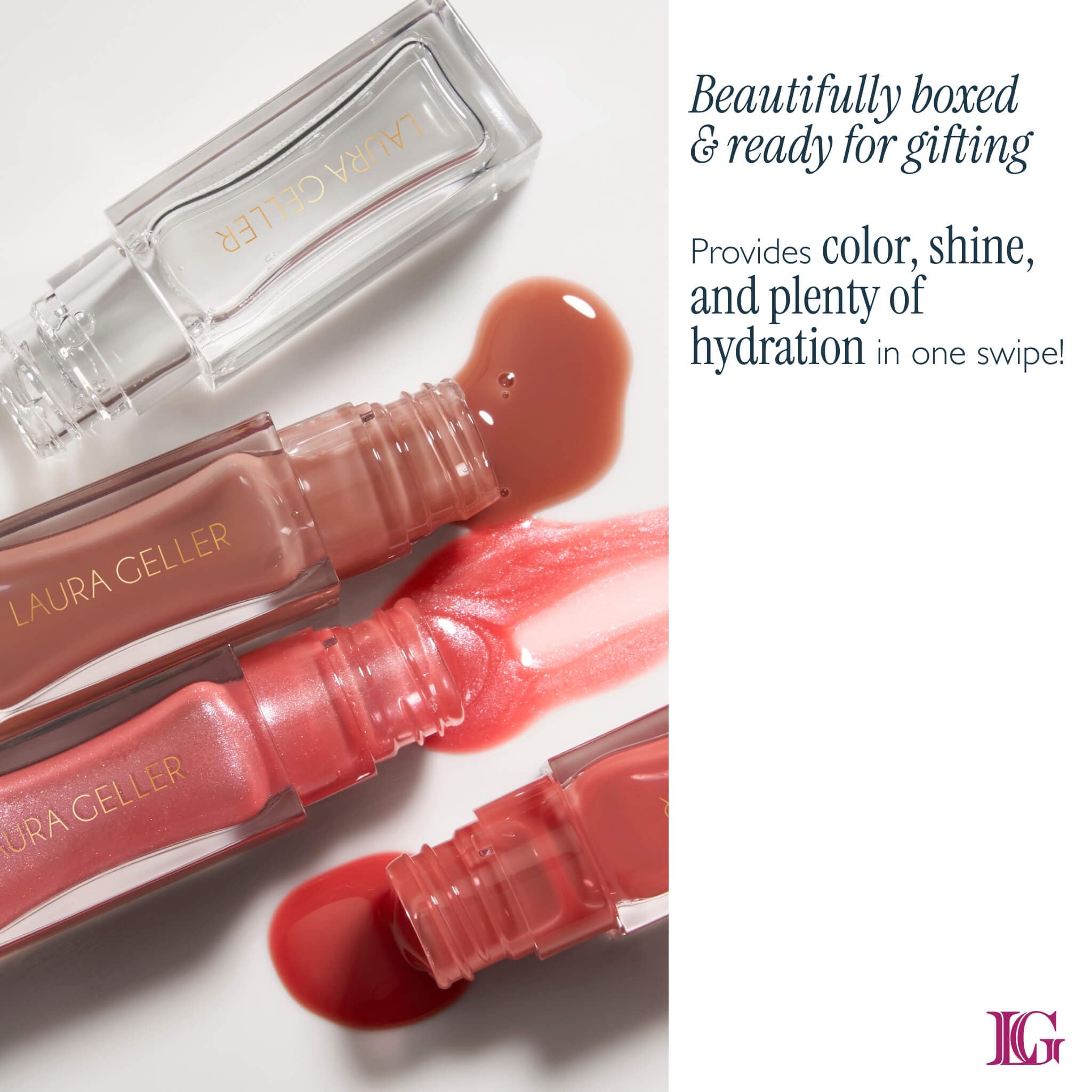 LAURA GELLER Fine Shine Glossy Lip Oil Hydrating - LAURA GELLER NEW YORK Official Imagery - 7