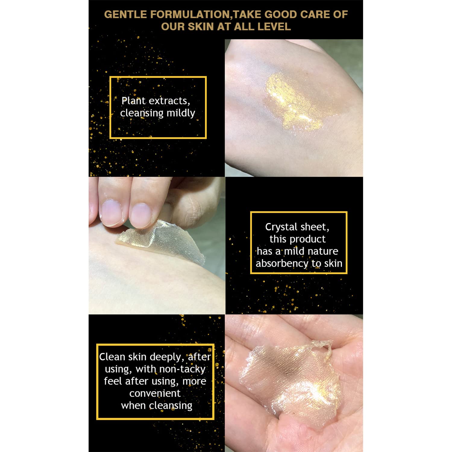 AICHUN BEAUTY Peel-Off Facial Mask (24K GOLD CAVIAR PEEL-OFF - AICHUN BEAUTY