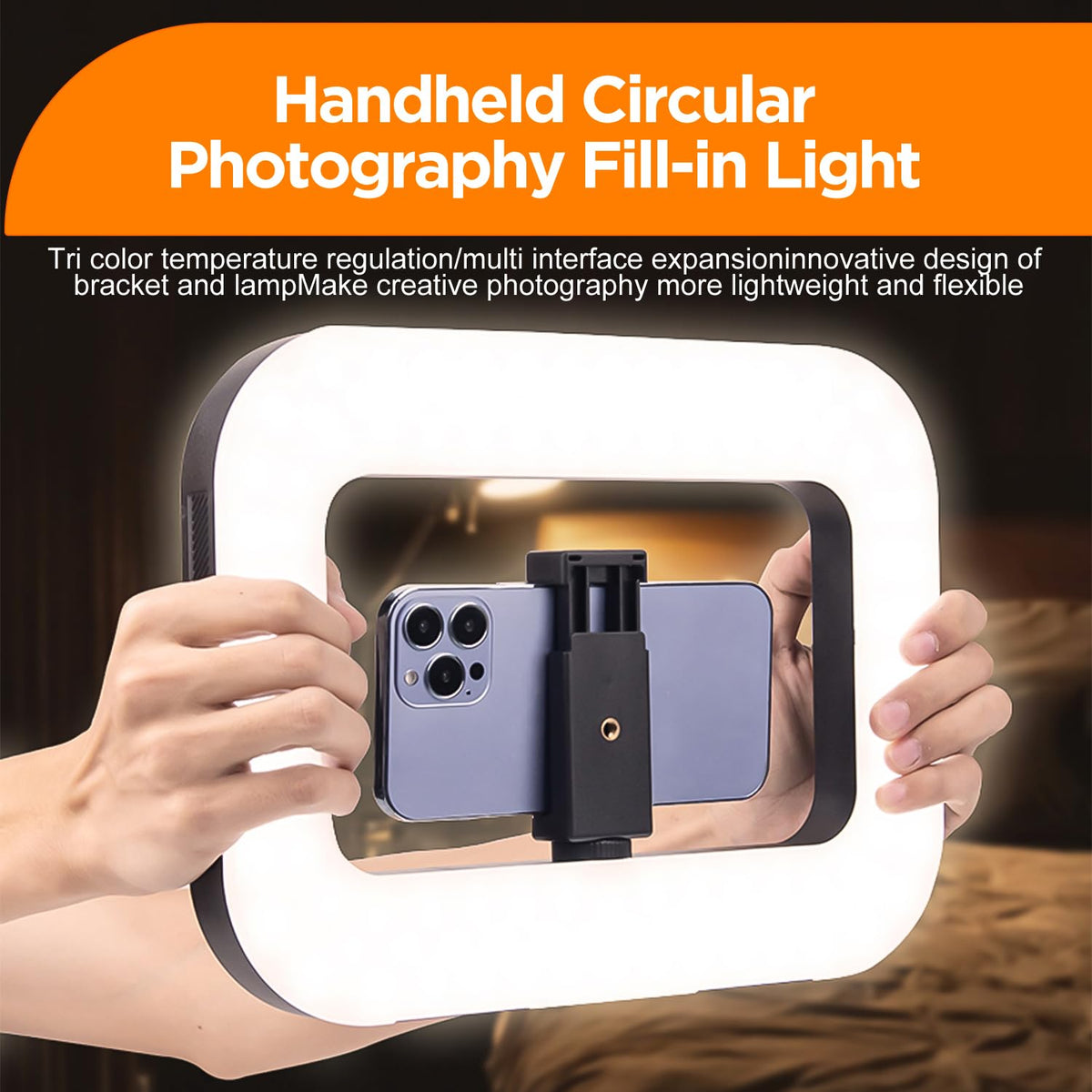20W 360 Ring Video Light with Built in Battery 3H Continuous - LYDRIG Official Imagery - 6