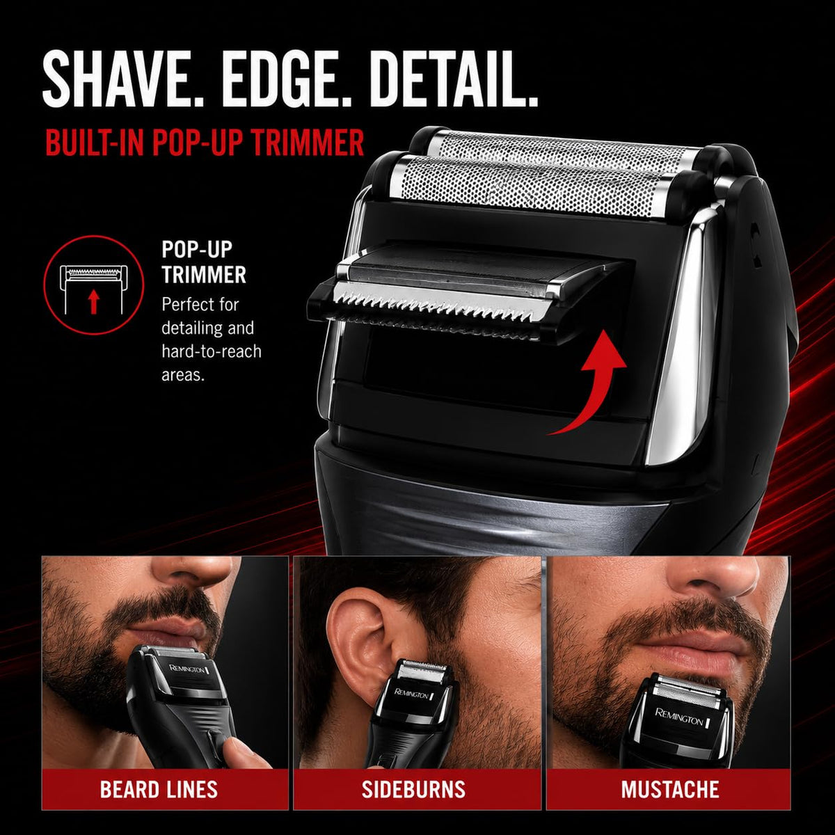 Remington F5 Power Series Foil Shaver for Men Cordless - Remington Official Imagery - 7