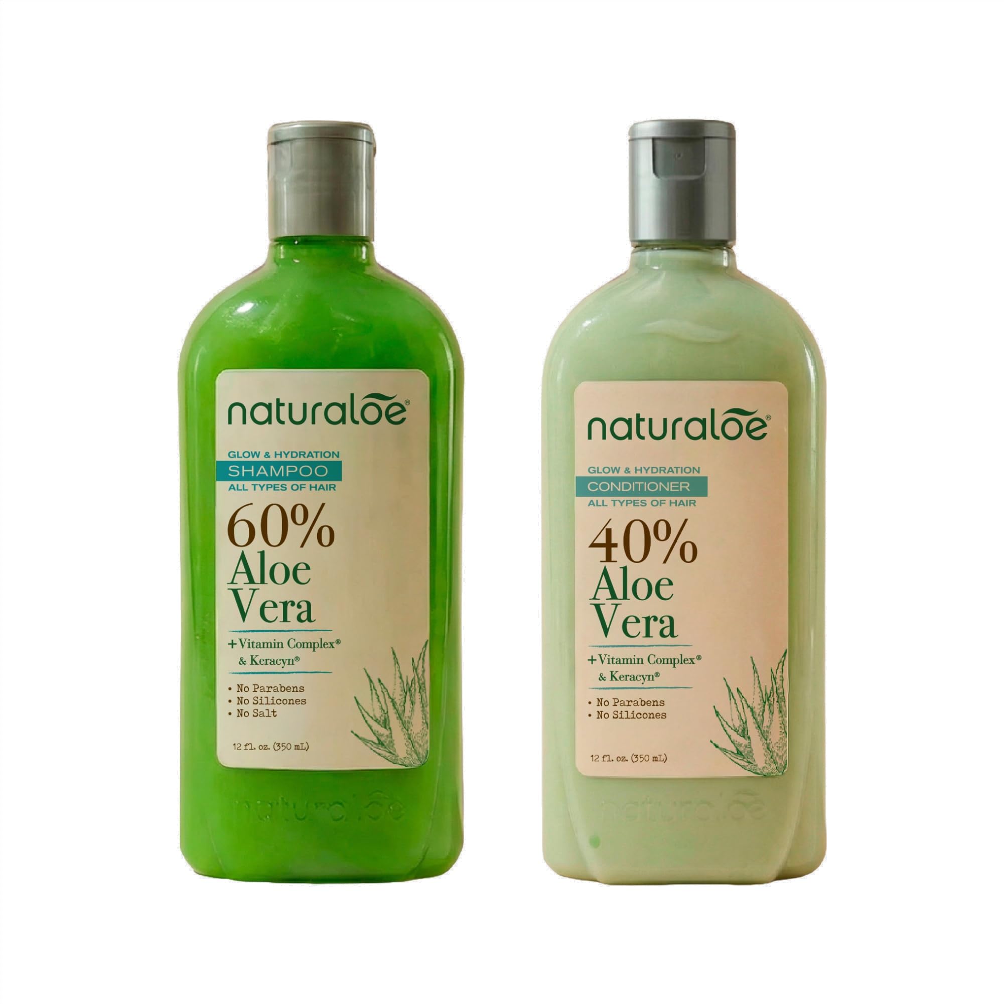 Naturaloe Repairs & Moistures Shampoo + Conditioner - 100% Vegan Formula - Naturaloe Official Product View 8