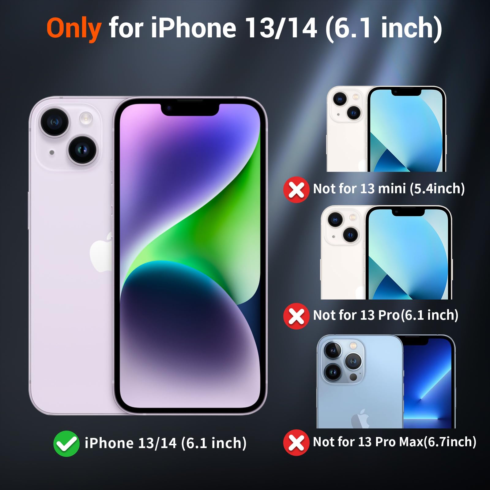 SUPFINE Magnetic for iPhone 13 Case - iPhone 14 Case Black - SUPFINE Official Product View 2