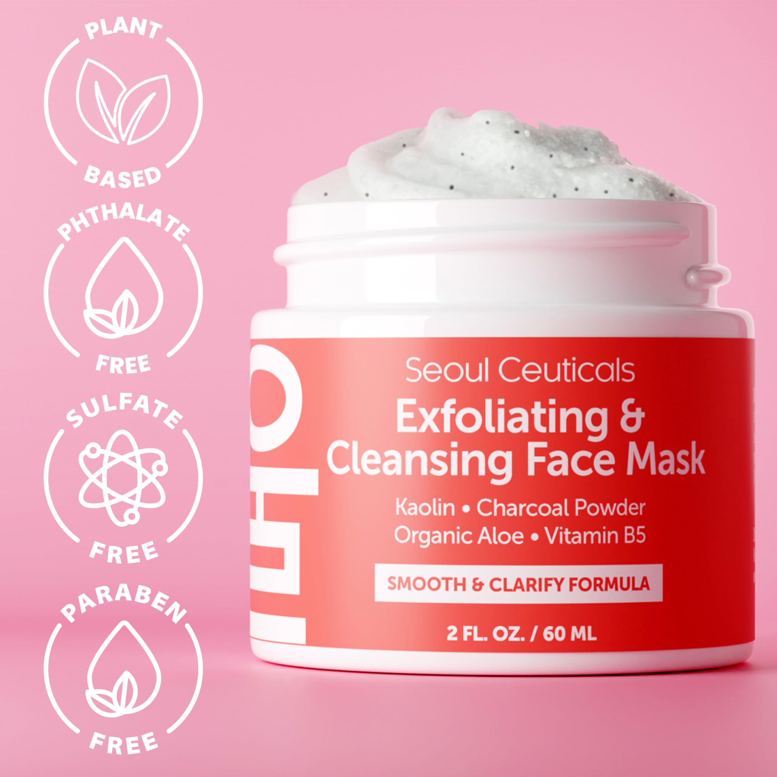 SeoulCeuticals Korean Skin Care Exfoliating Face Scrub - SeoulCeuticals Official Product Imagery - 7