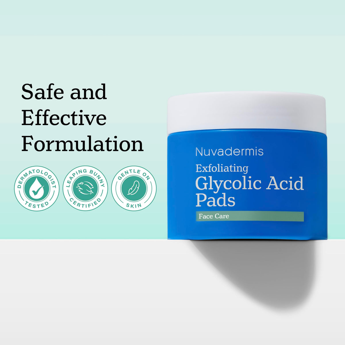 NUVADERMIS 35 Glycolic Acid Peel Pads Exfoliating Facial - NUVADERMIS Official Imagery - 5