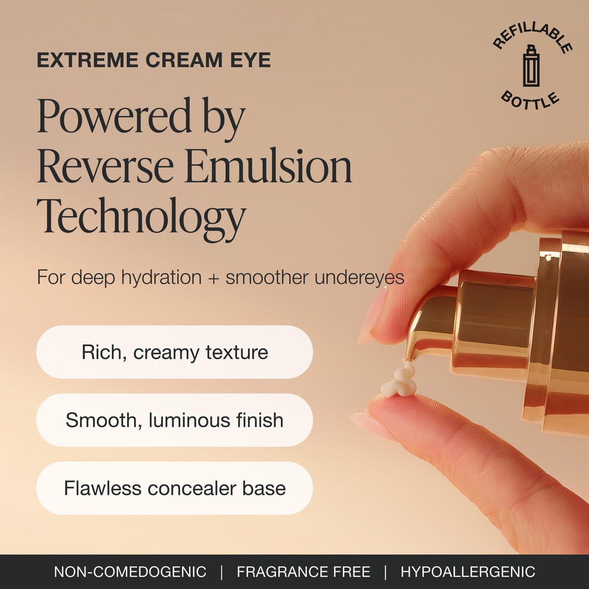 Innbeauty Project Extreme Cream Refillable Eye Cream 0 5 oz - Innbeauty Project Official Imagery - 4