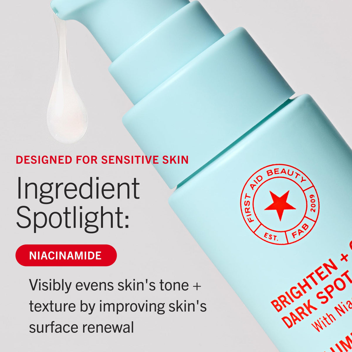 First Aid Beauty Brighten Glow Dark Spot Serum with - Premium Selection Official Imagery - 7