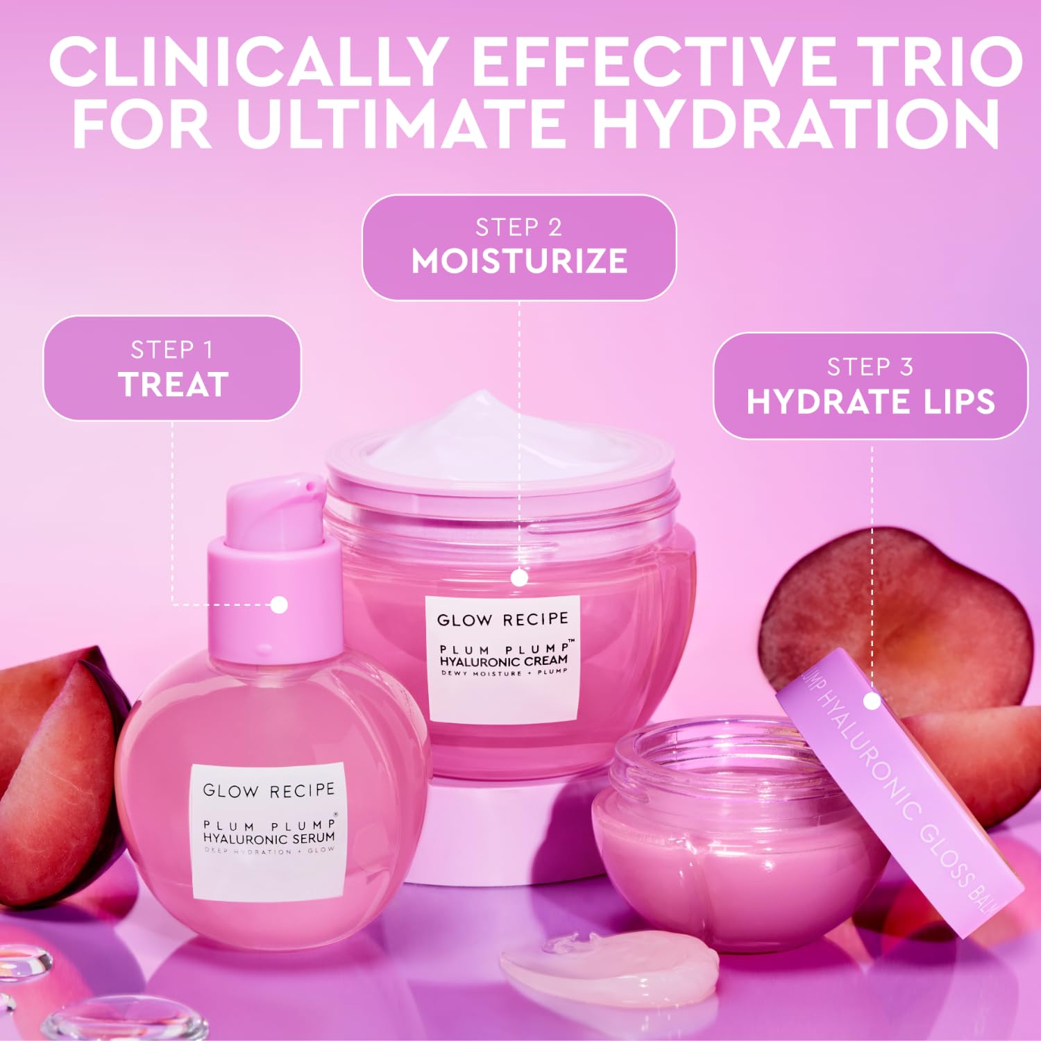 Glow Recipe Plum Plump Hyaluronic Acid Serum, Hydrating + Plumping Face Serum, - Glow Recipe Official Product View 8