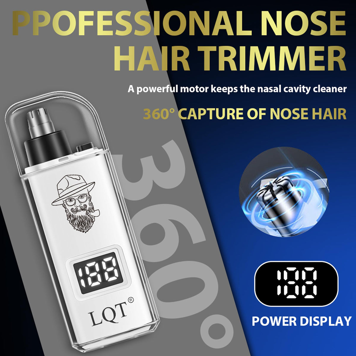 Hair Clippers for Men with LED Display 4 in 1 Cordless - LQT Official Imagery - 7