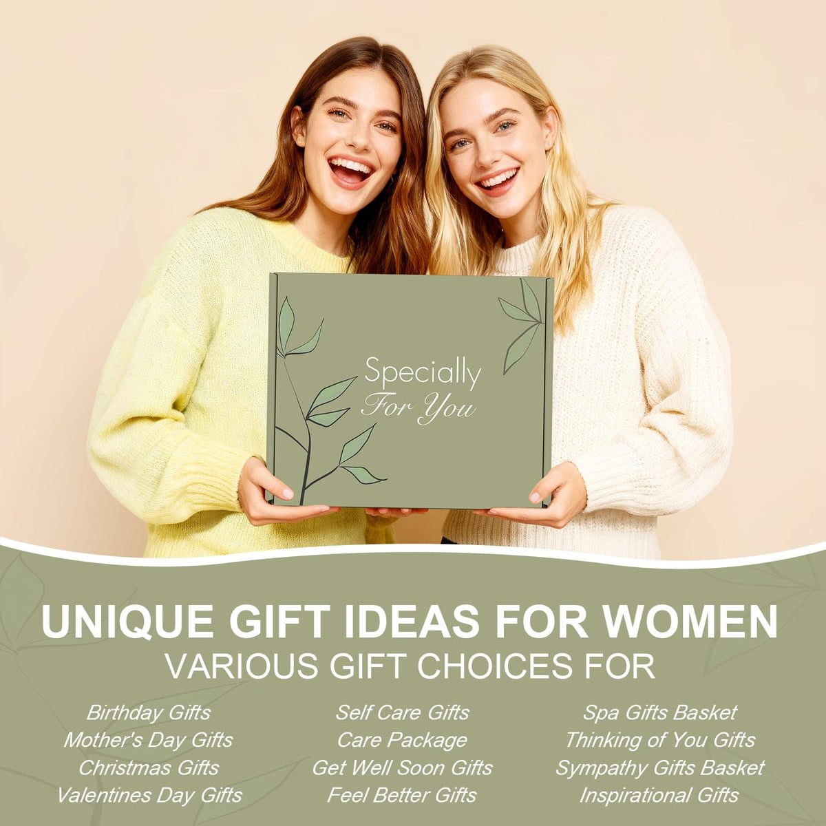 Uwingess Get Well Soon Gift Baskets for Women Self Care - Uwingess Official Imagery - 4
