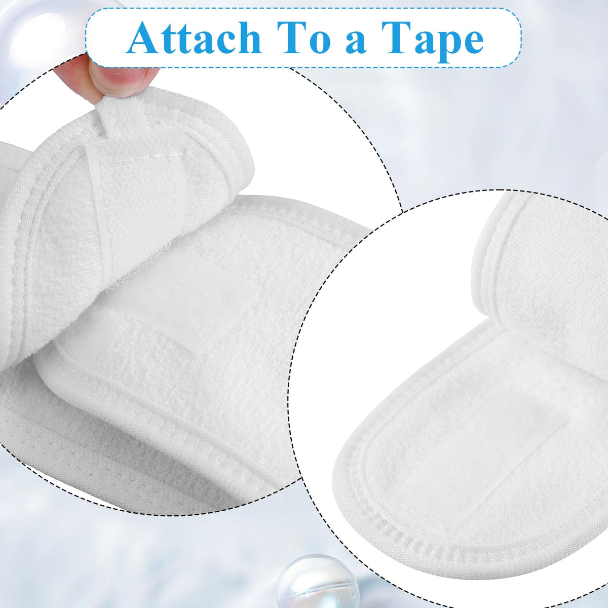 30 Pcs Spa Facial Headband Set Premium Cotton Esthetician - AojSup Official Imagery - 5