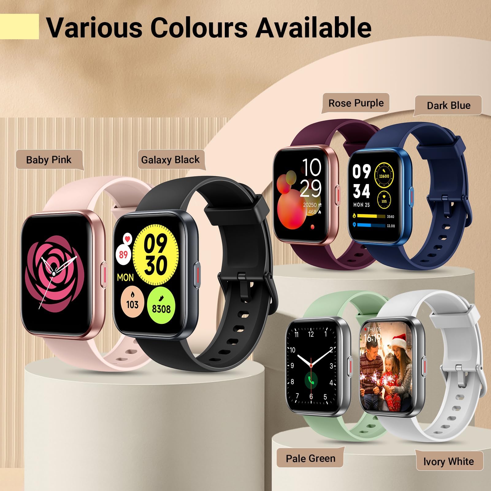 Quican Smart Watches for Women, Smart Watch for Android Phones & iPhon - View 9